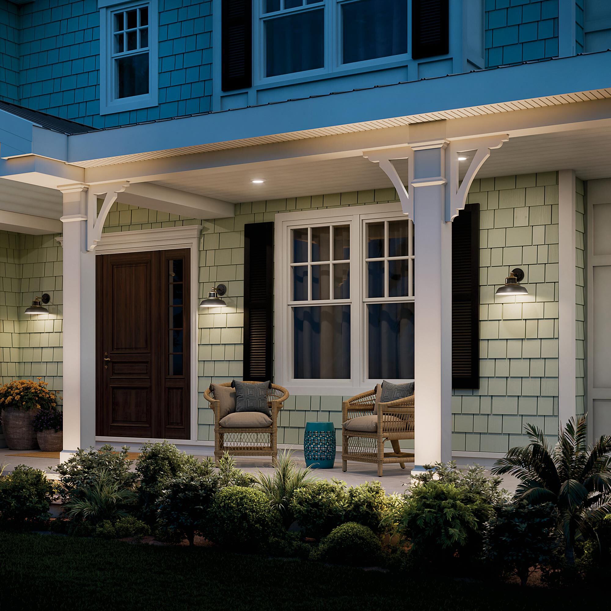 Fielding 10 Inch Outdoor Wall Light by Kichler Lighting