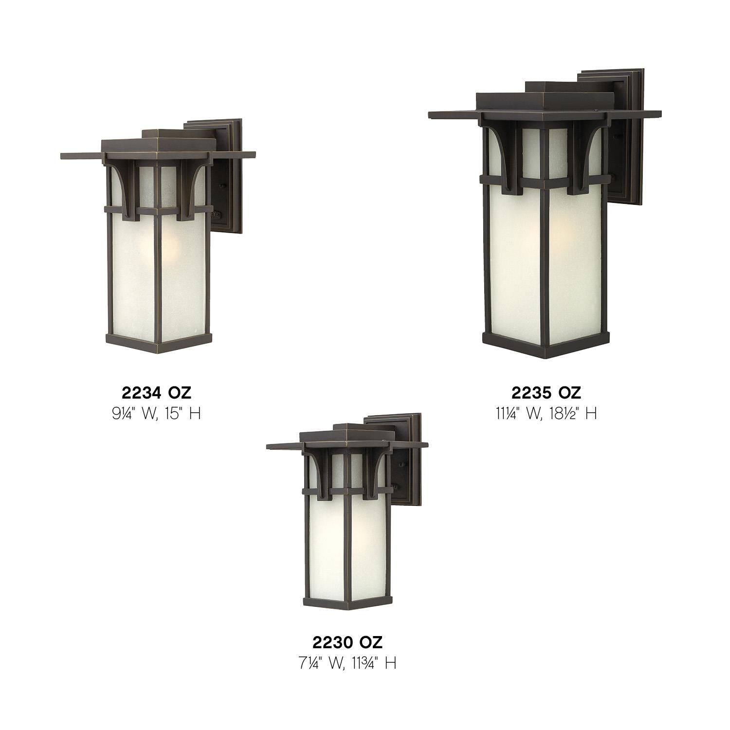 Hinkley Lighting Manhattan 11 Inch Tall Outdoor Wall Light