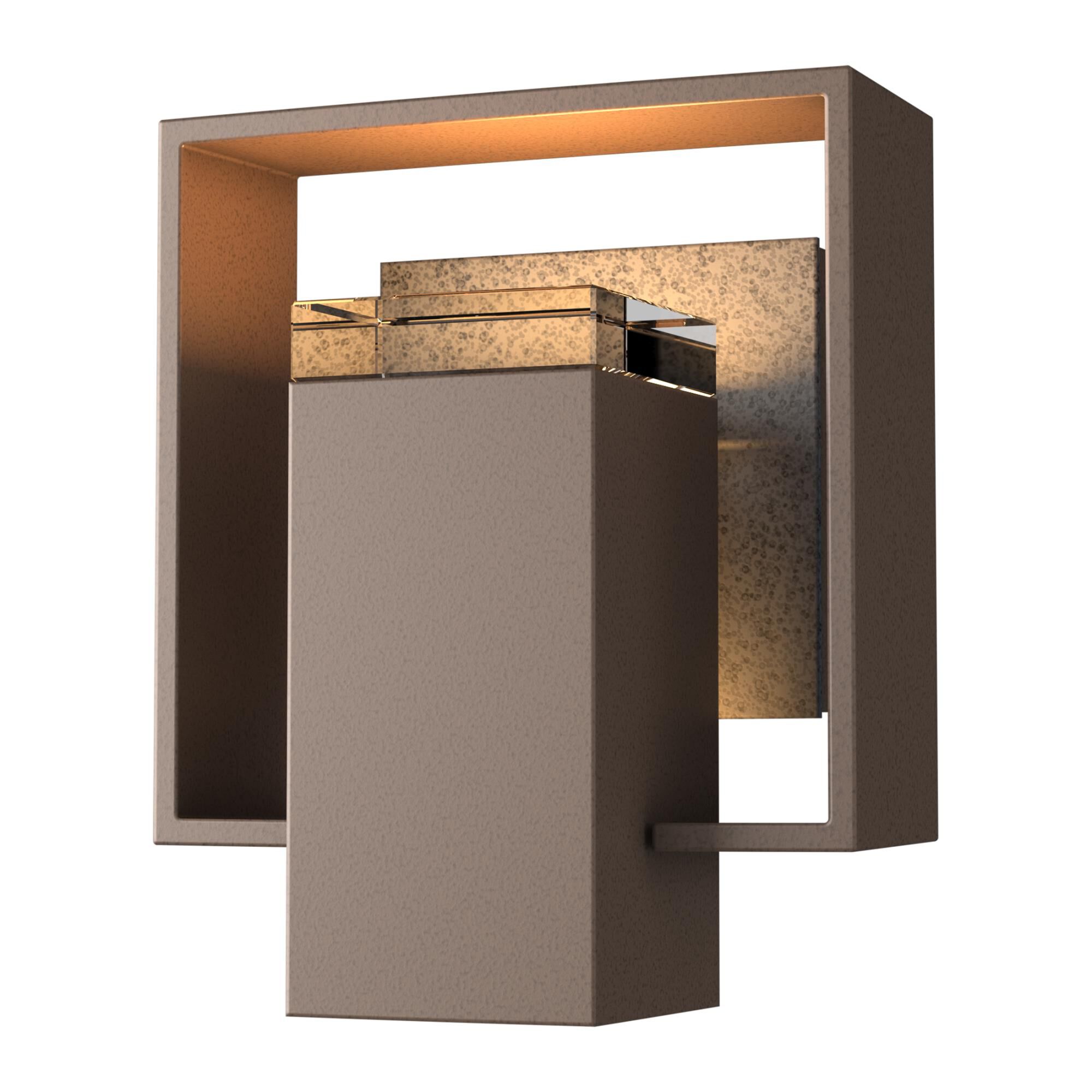 Hubbardton Forge Shadow Box 8 Inch Tall Outdoor Wall Light