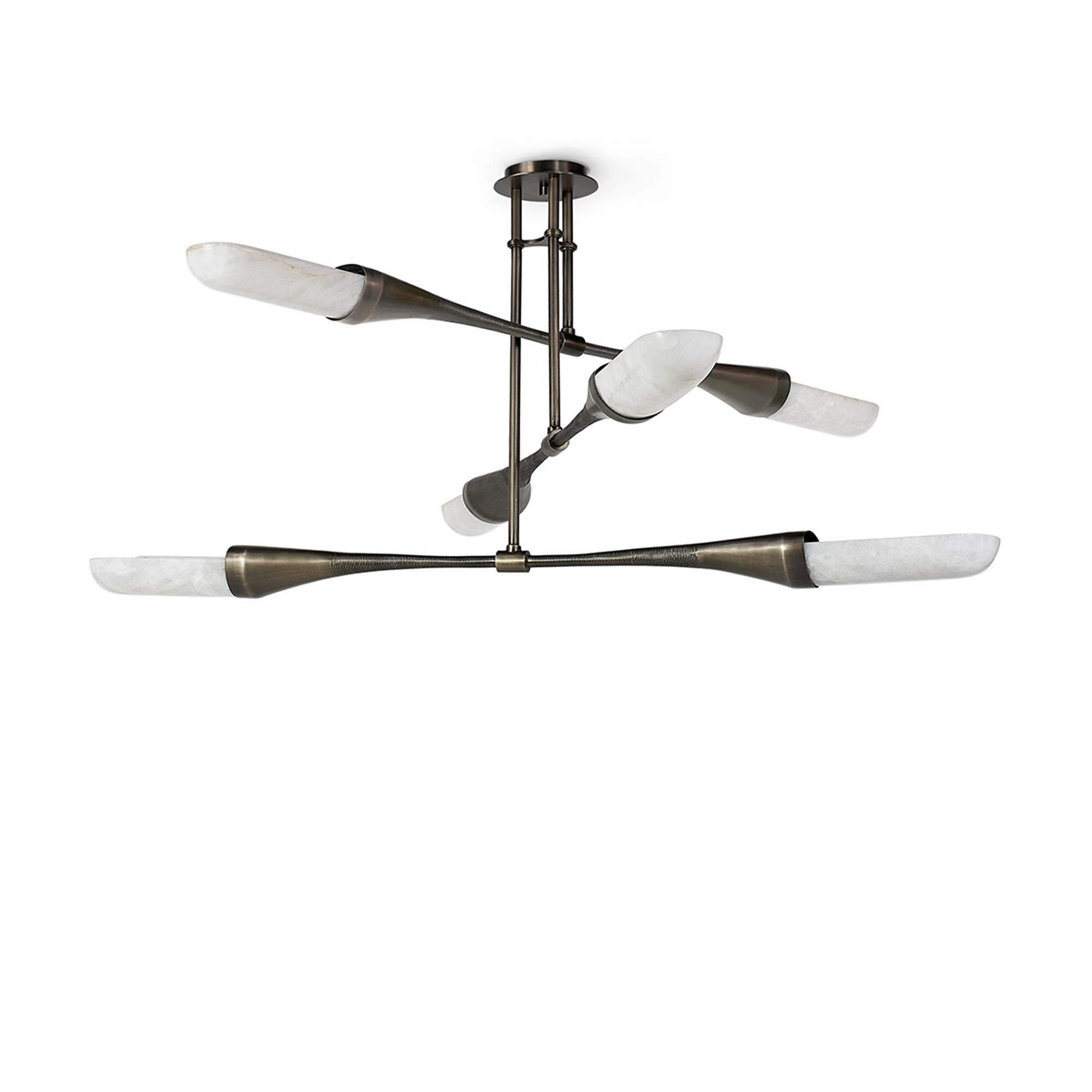 Naomi 53 Inch Chandelier by Palecek
