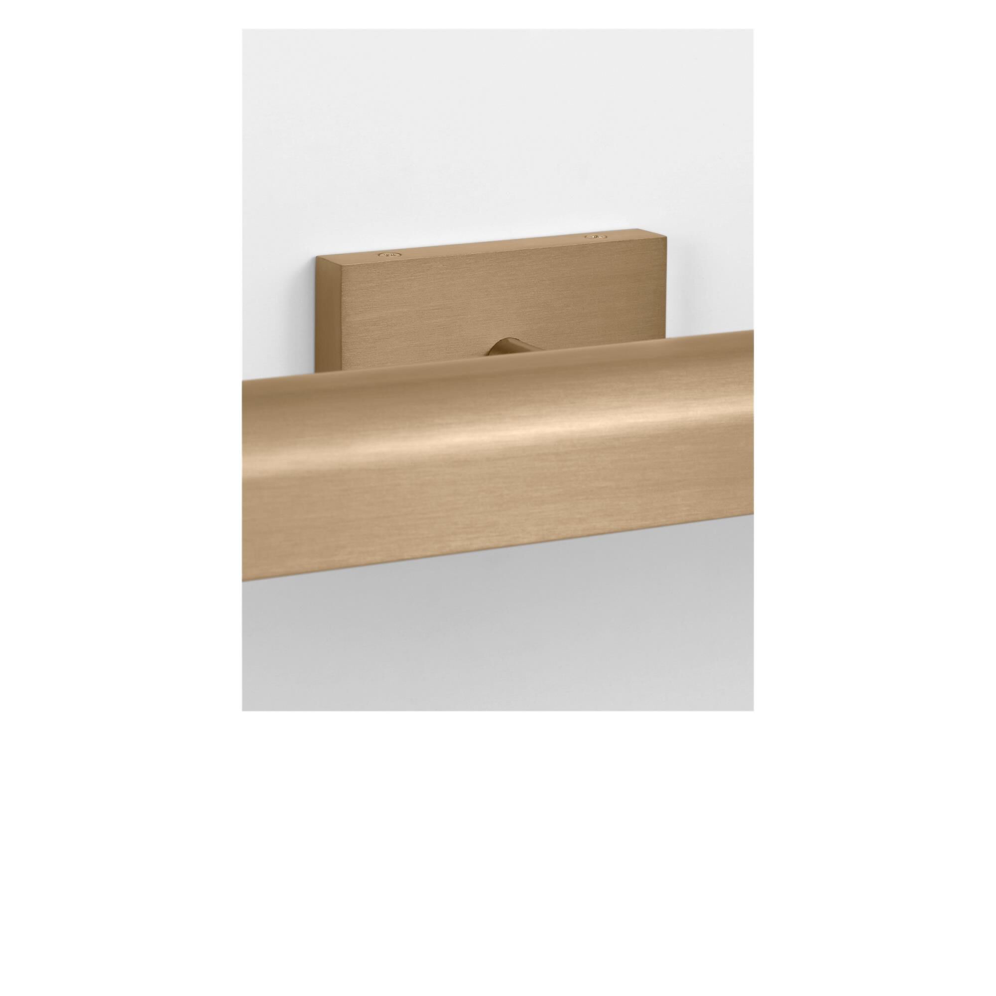 Shown in Satin Brass finish and White Acrylic Diffuser shade