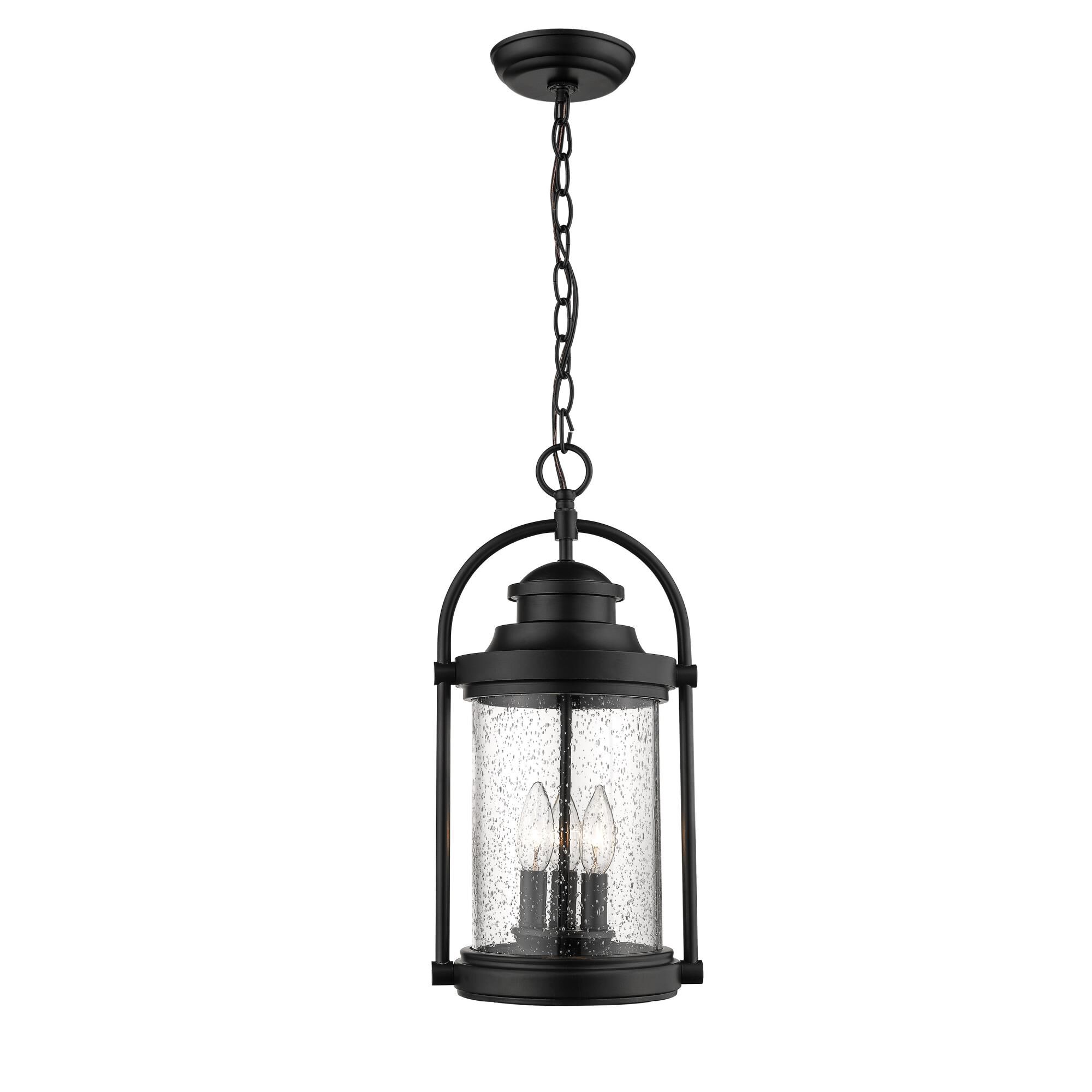 Livingston 18 Inch Tall 3 Light Outdoor Hanging Lantern by Millennium Lighting