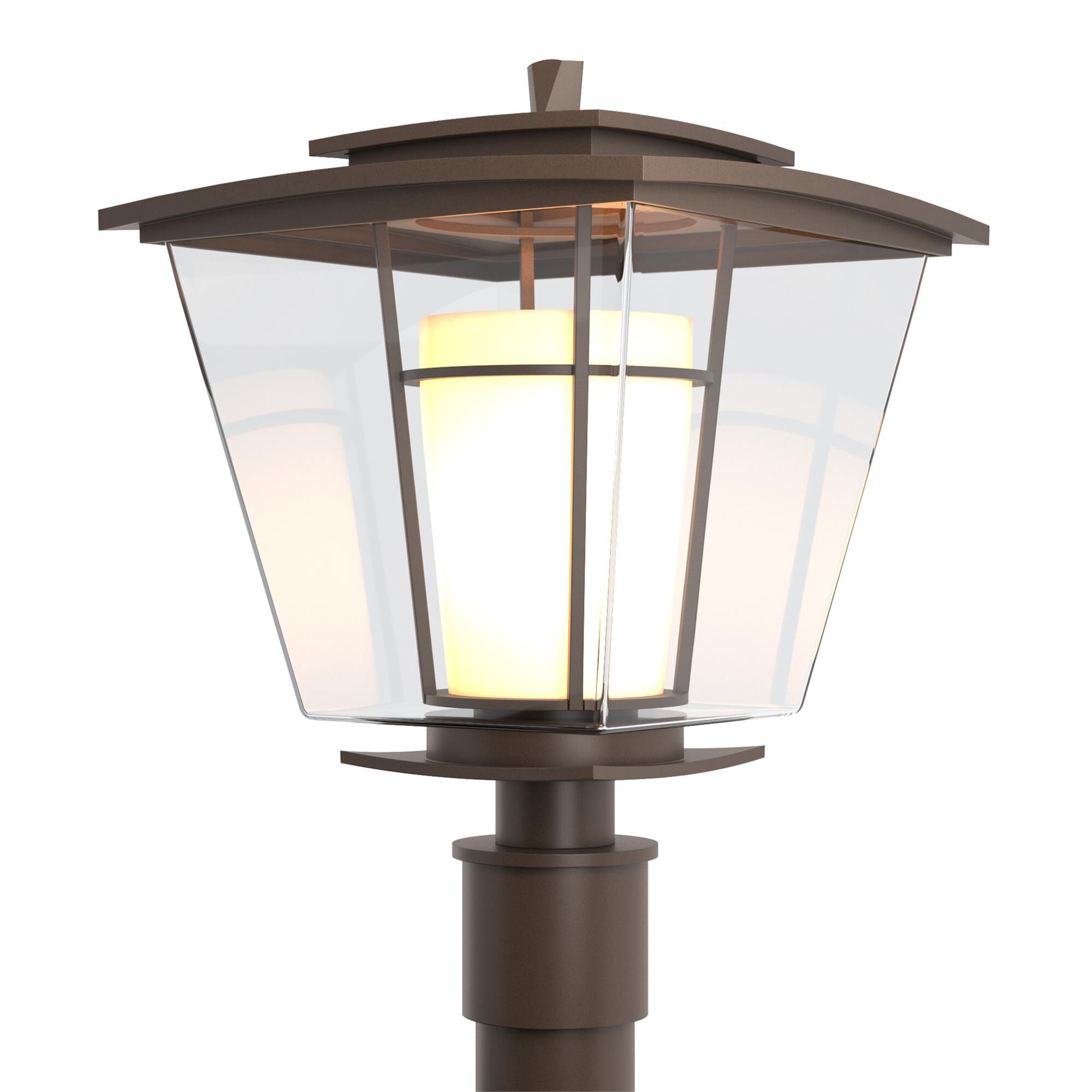 Shown in Coastal Bronze finish and Opal And Clear glass