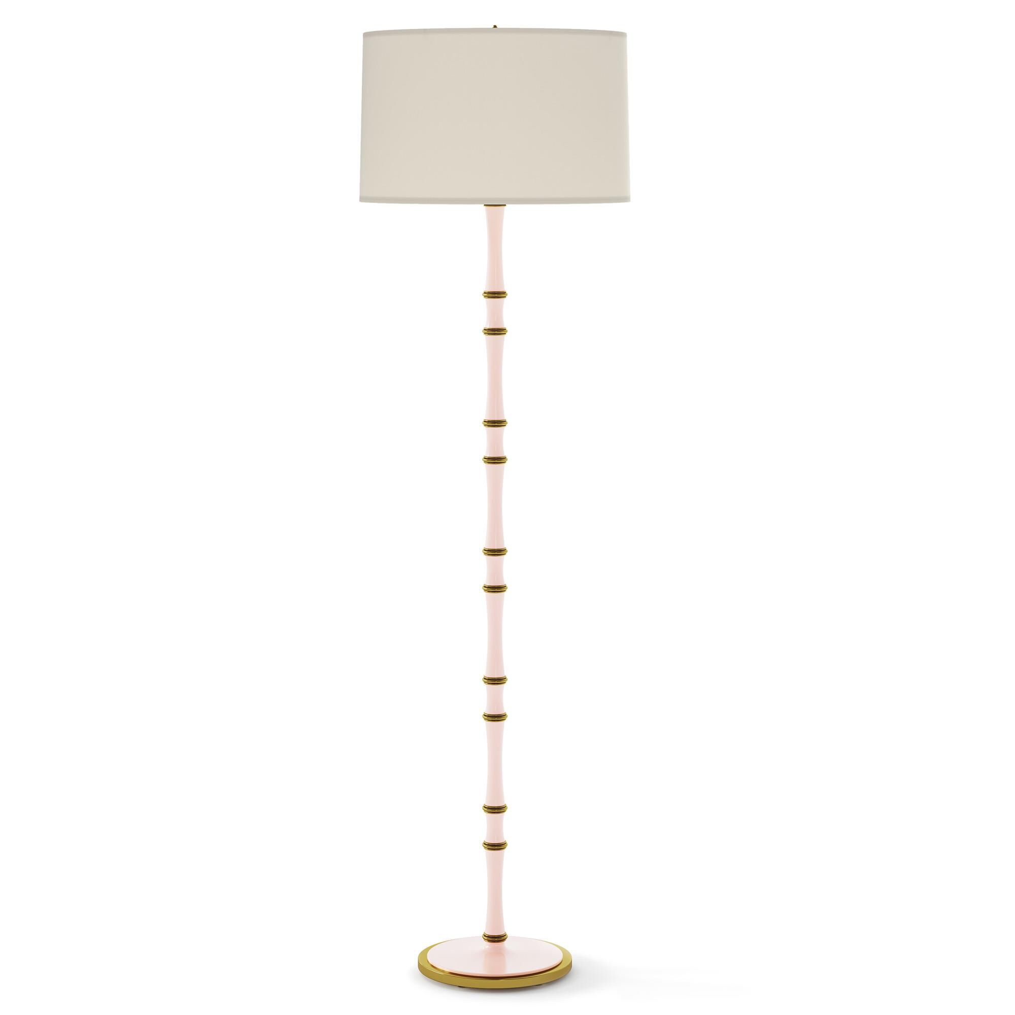 Shown in Rose Water finish and Fondine shade and Modern Brass  accent