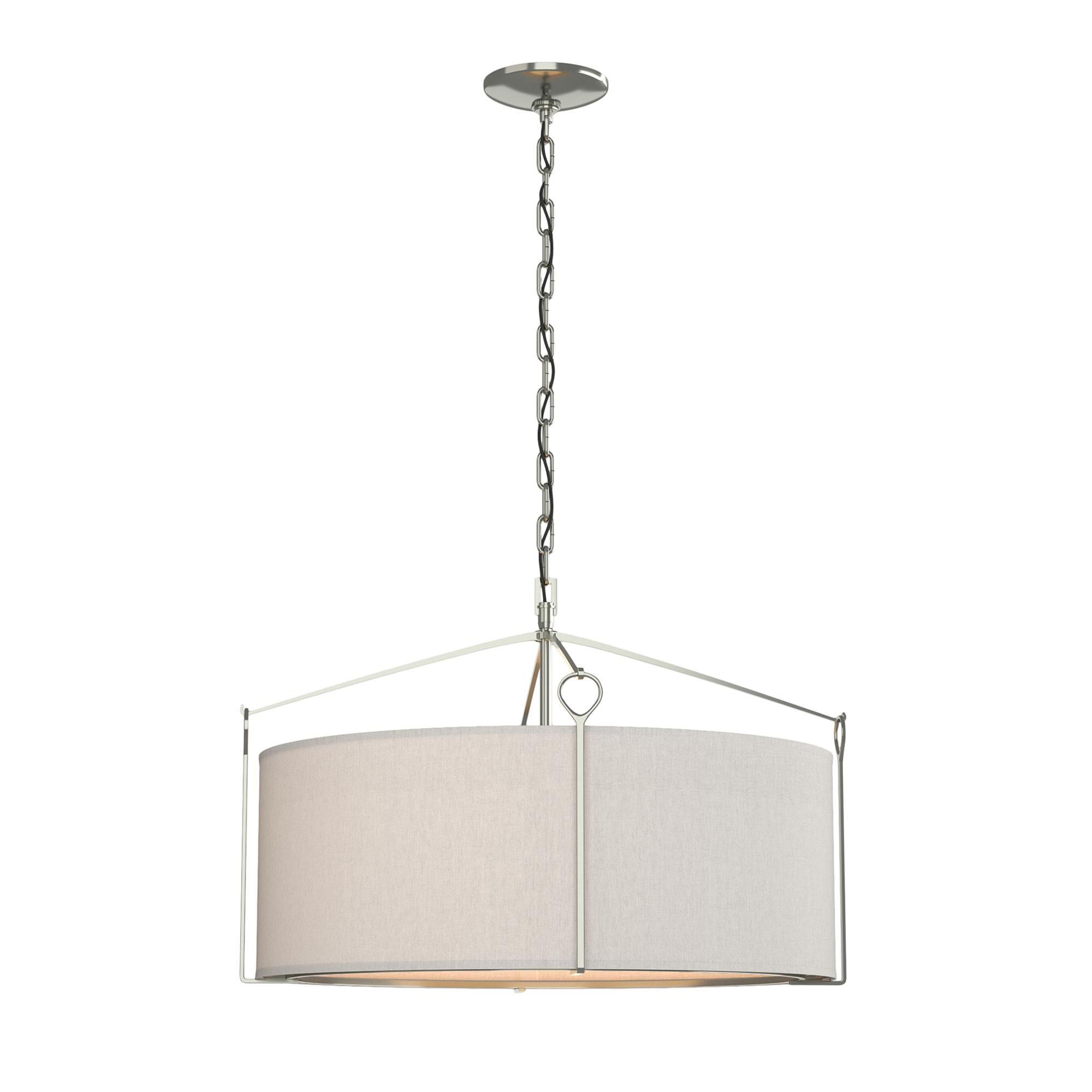 Shown in Sterling finish and Flax shade