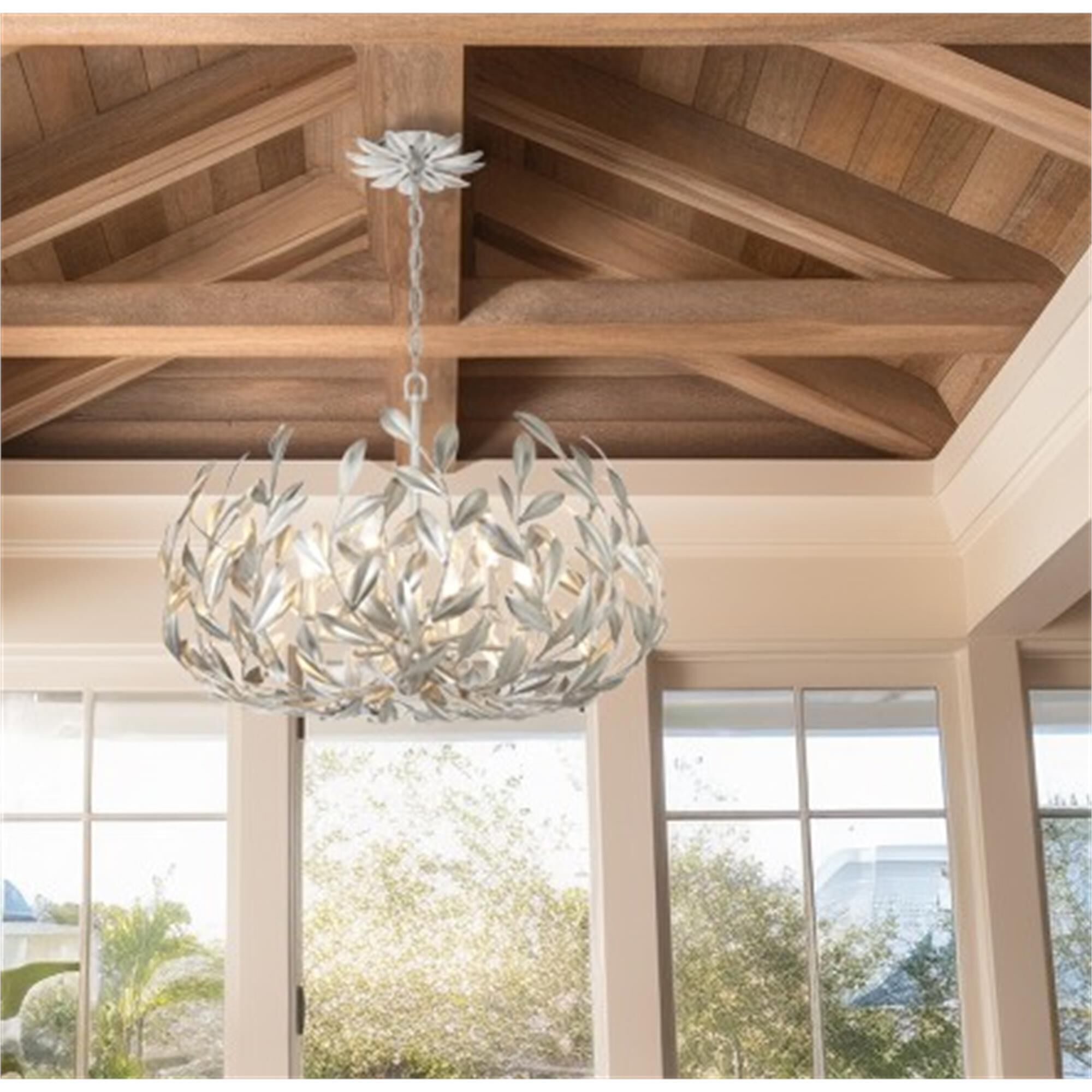 Shown in Antique Silver finish