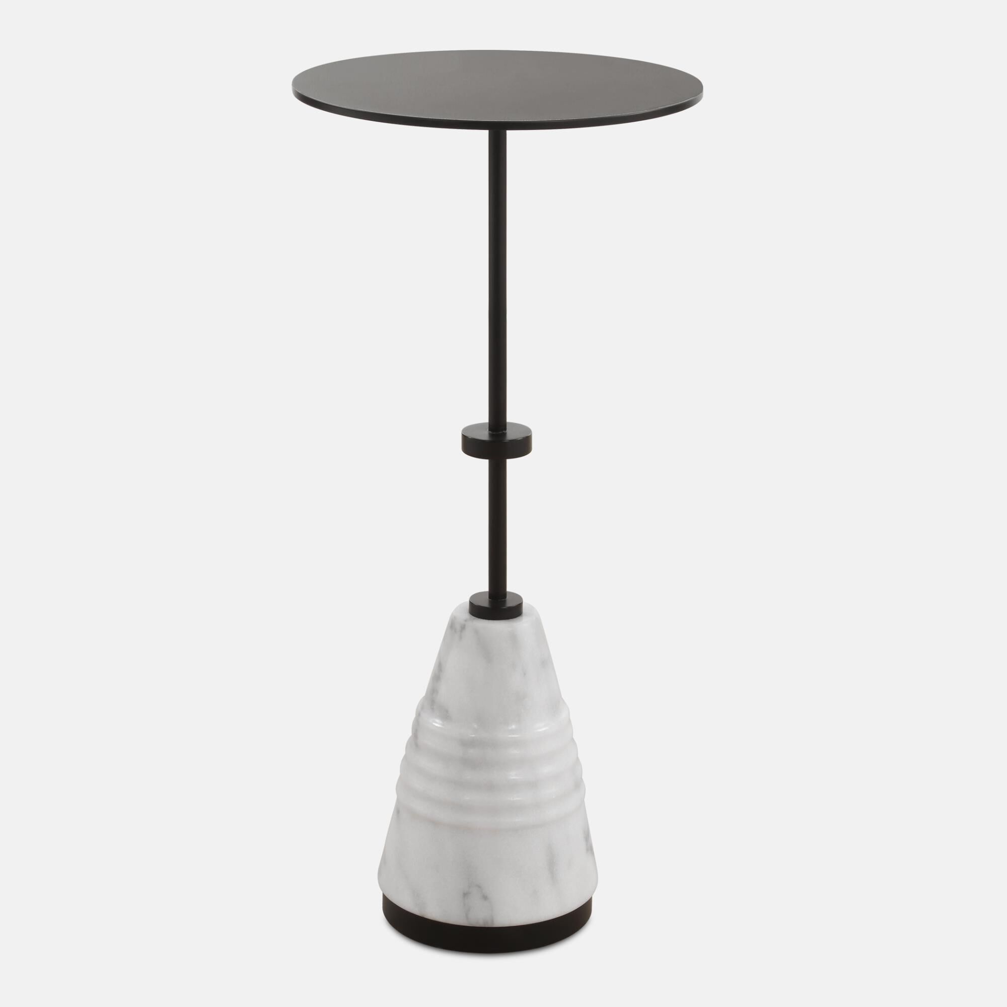 Shown in Black and White finish