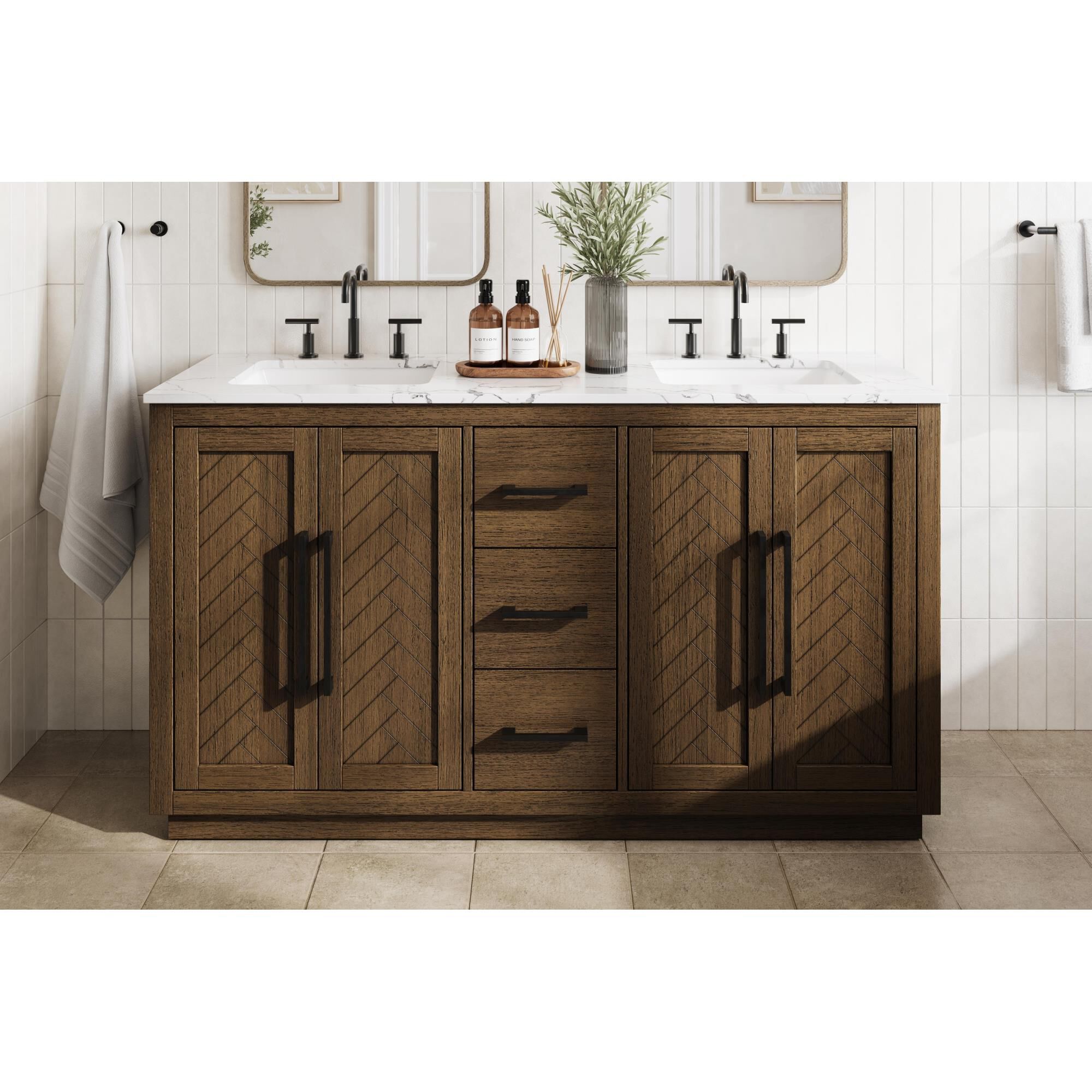 Chase 60 Inch Bath Vanity by Elegant Dcor