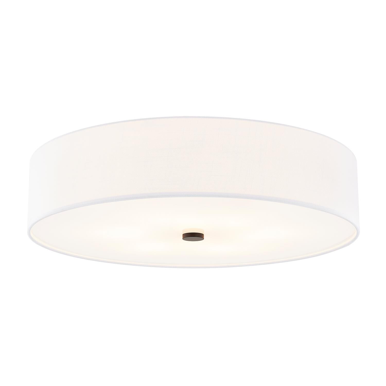 Textile - Classic 30 Inch Flush Mount by Justice Design Group