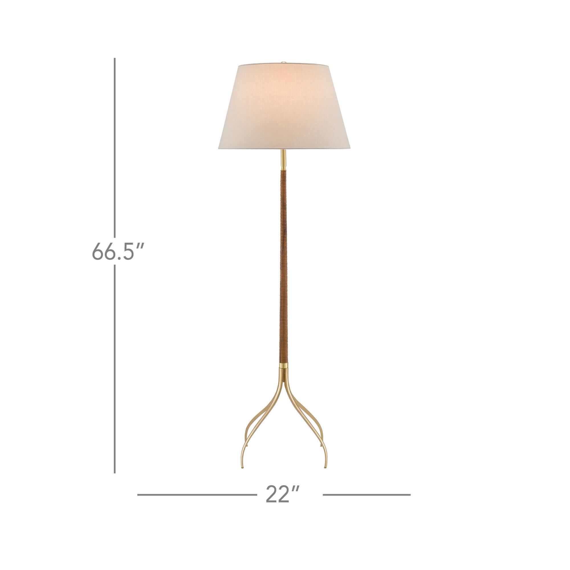 Circus 66 Inch Floor Lamp by Currey and Company