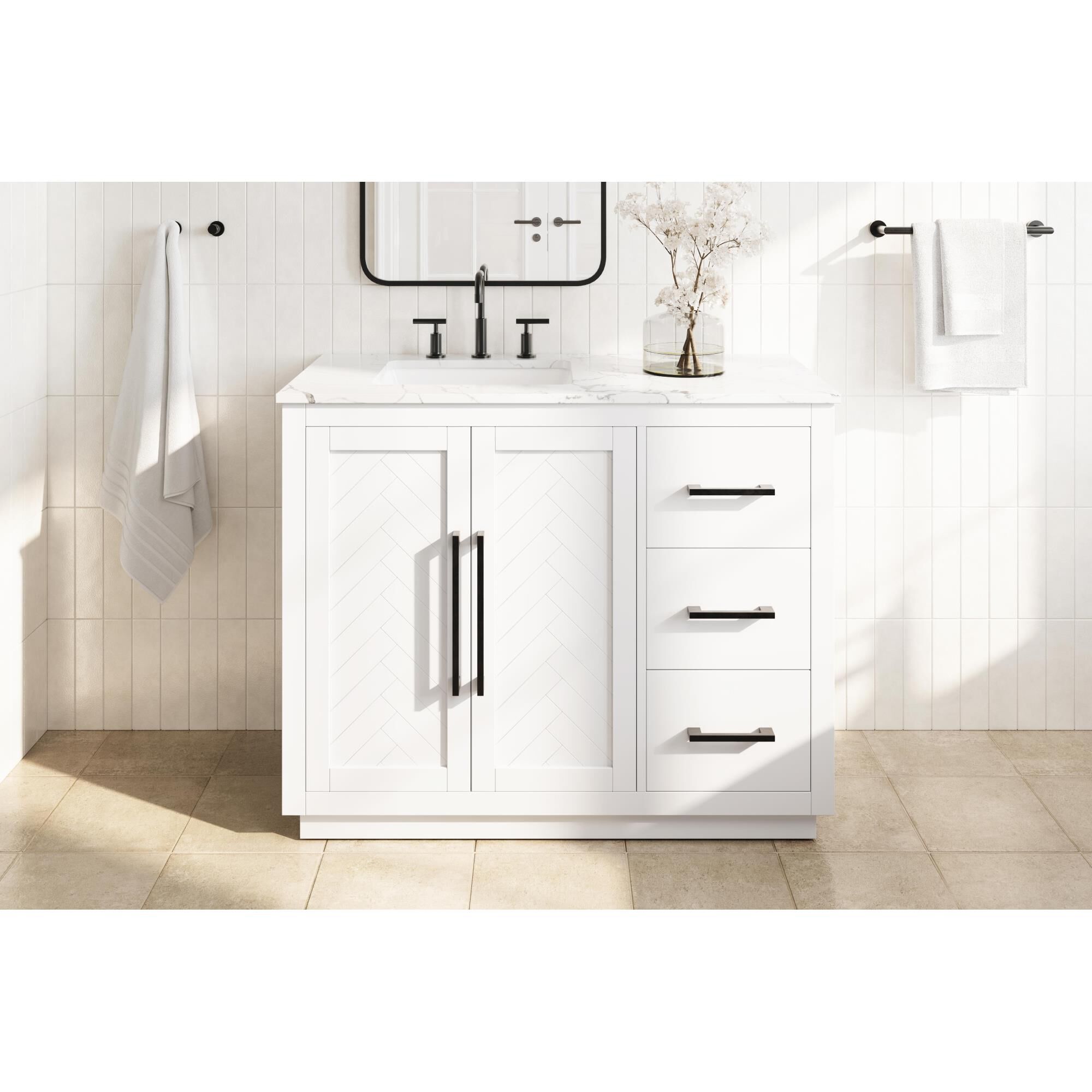 Chase 42 Inch Bath Vanity by Elegant Dcor
