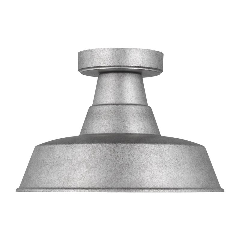 Visual Comfort Studio Collection Barn Light 12 Inch Outdoor Flush Mount