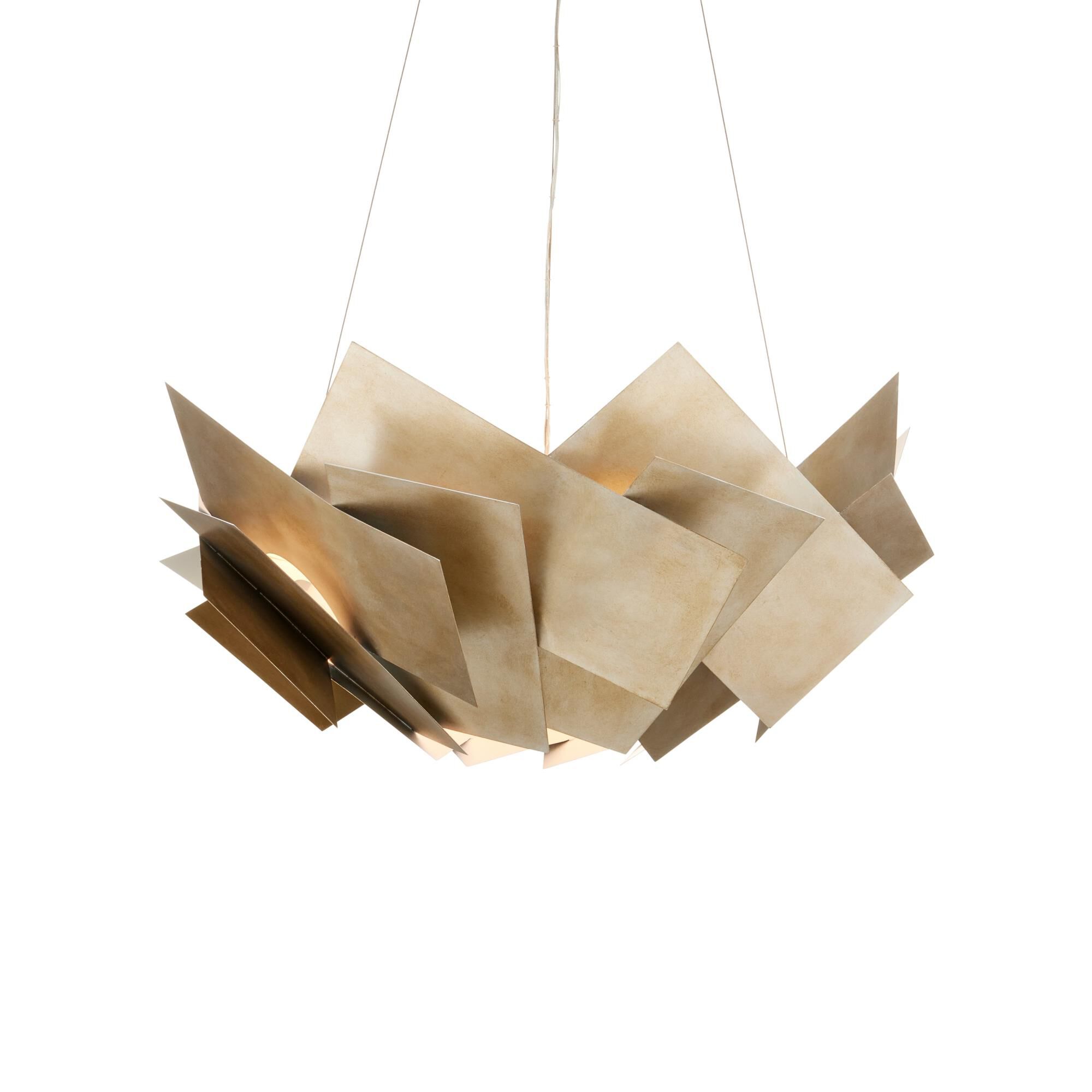 Artiste 3 Light Chandelier by Currey and Company