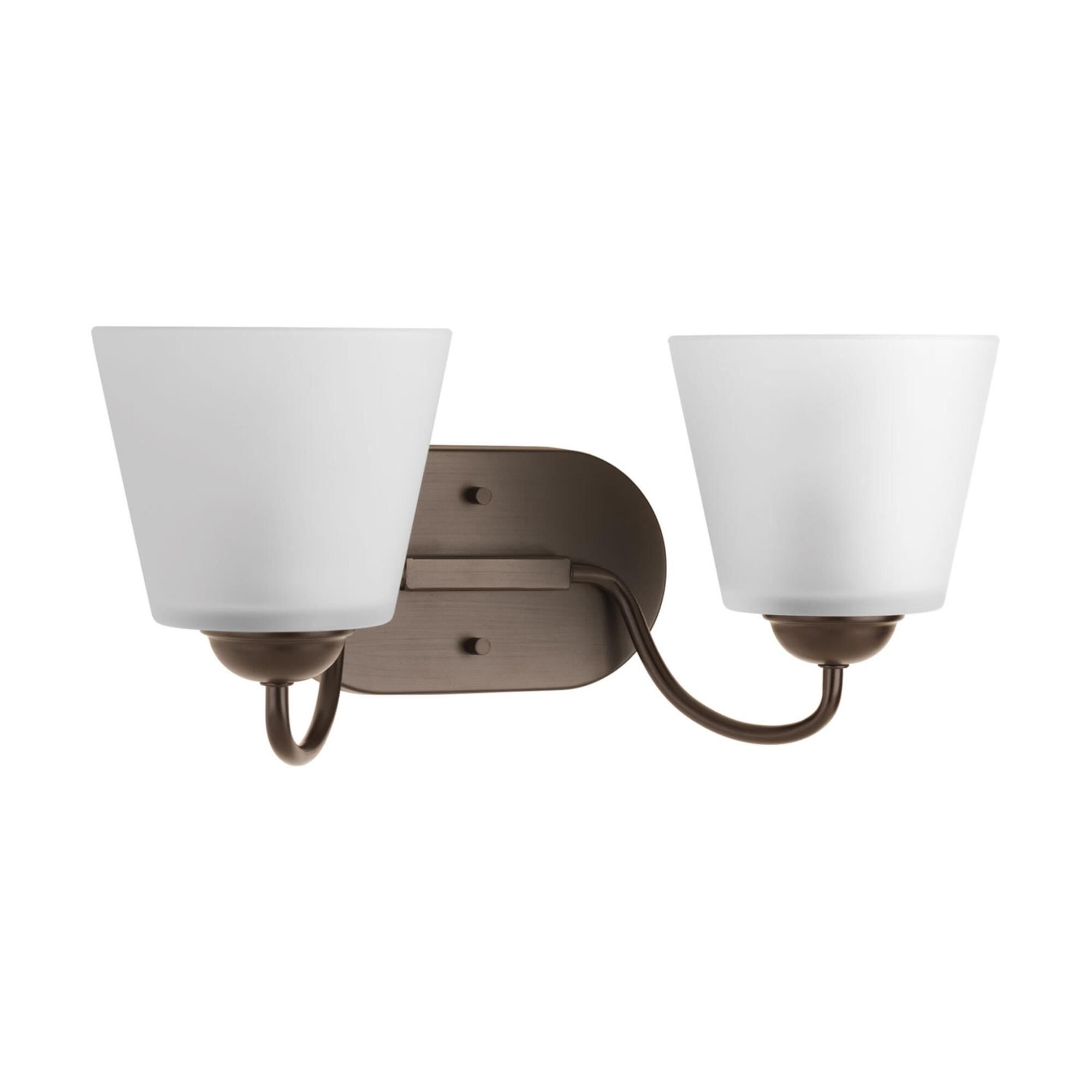 Shown in Antique Bronze finish and Etched glass