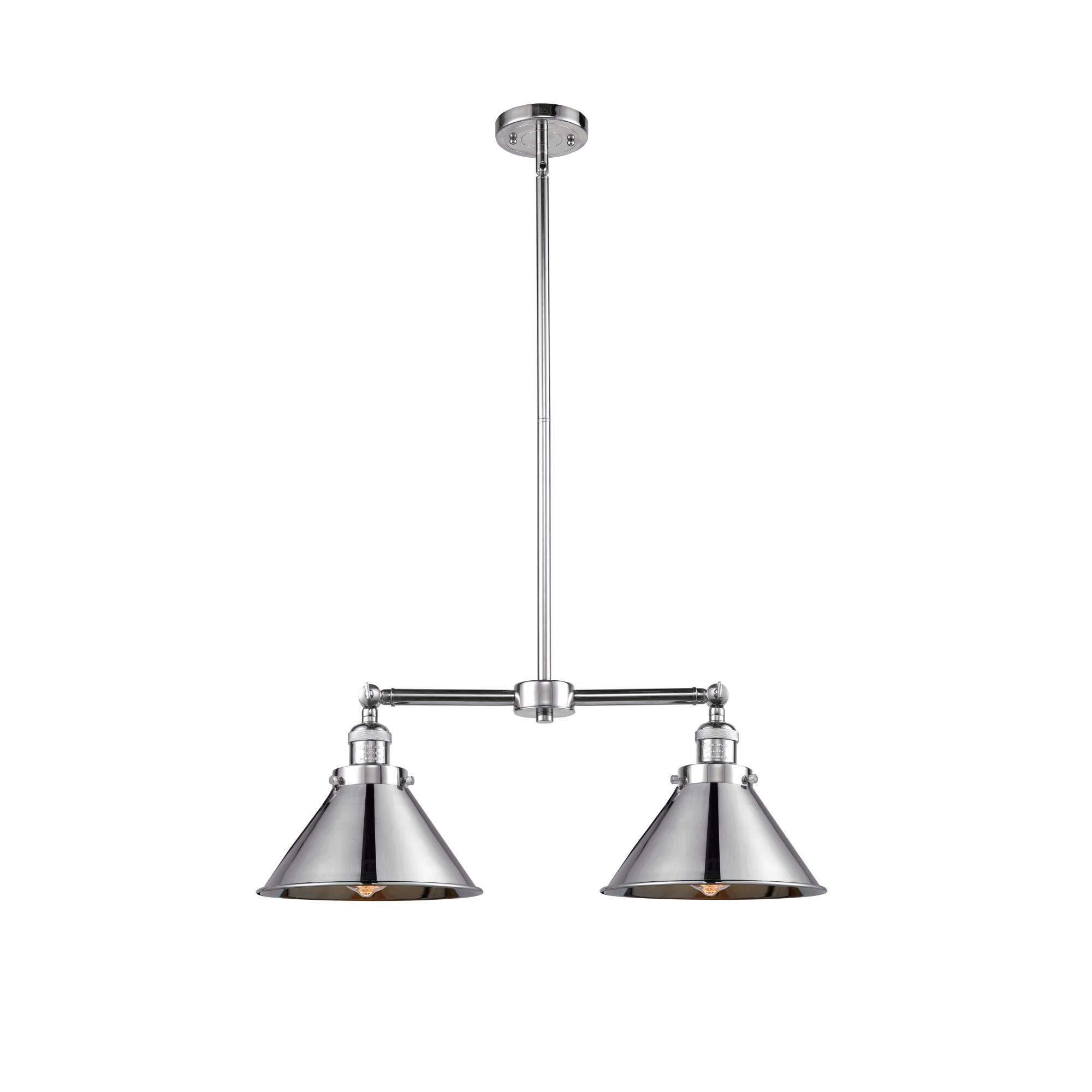 Shown in Polished Chrome finish and Metal - Polished Chrome shade