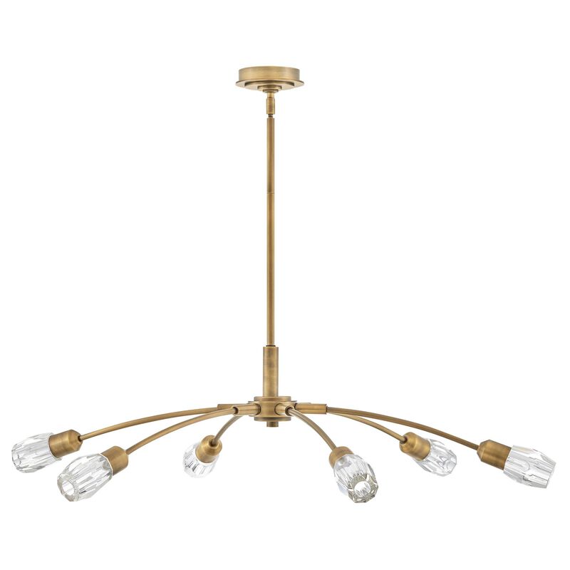 Atera 45 Inch 6 Light LED Chandelier by Fredrick Ramond
