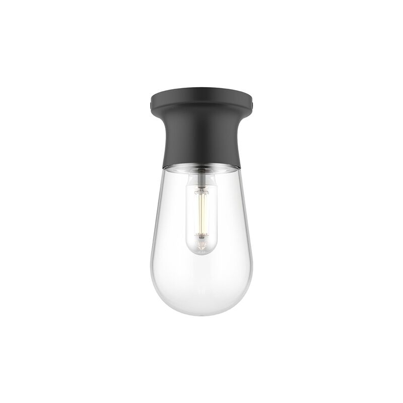 Marcel 5 Inch Semi Flush Mount by Alora Mood