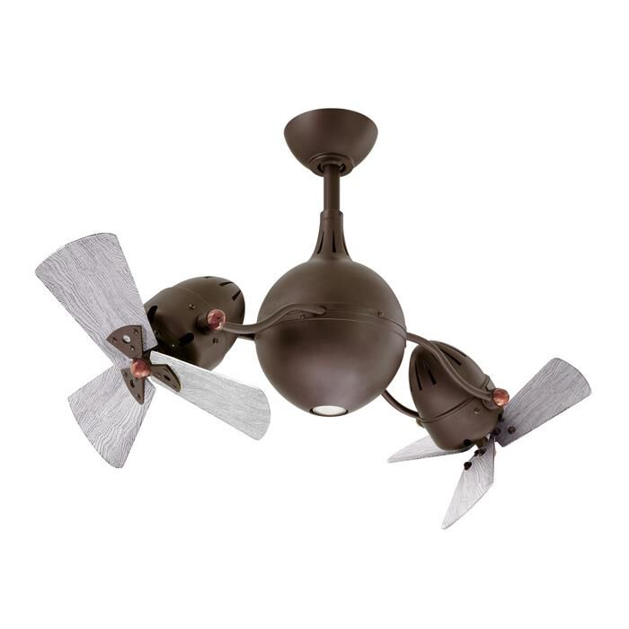 Acqua 13 Inch Multi Head Ceiling Fan with Light Kit by Matthews Fan Company