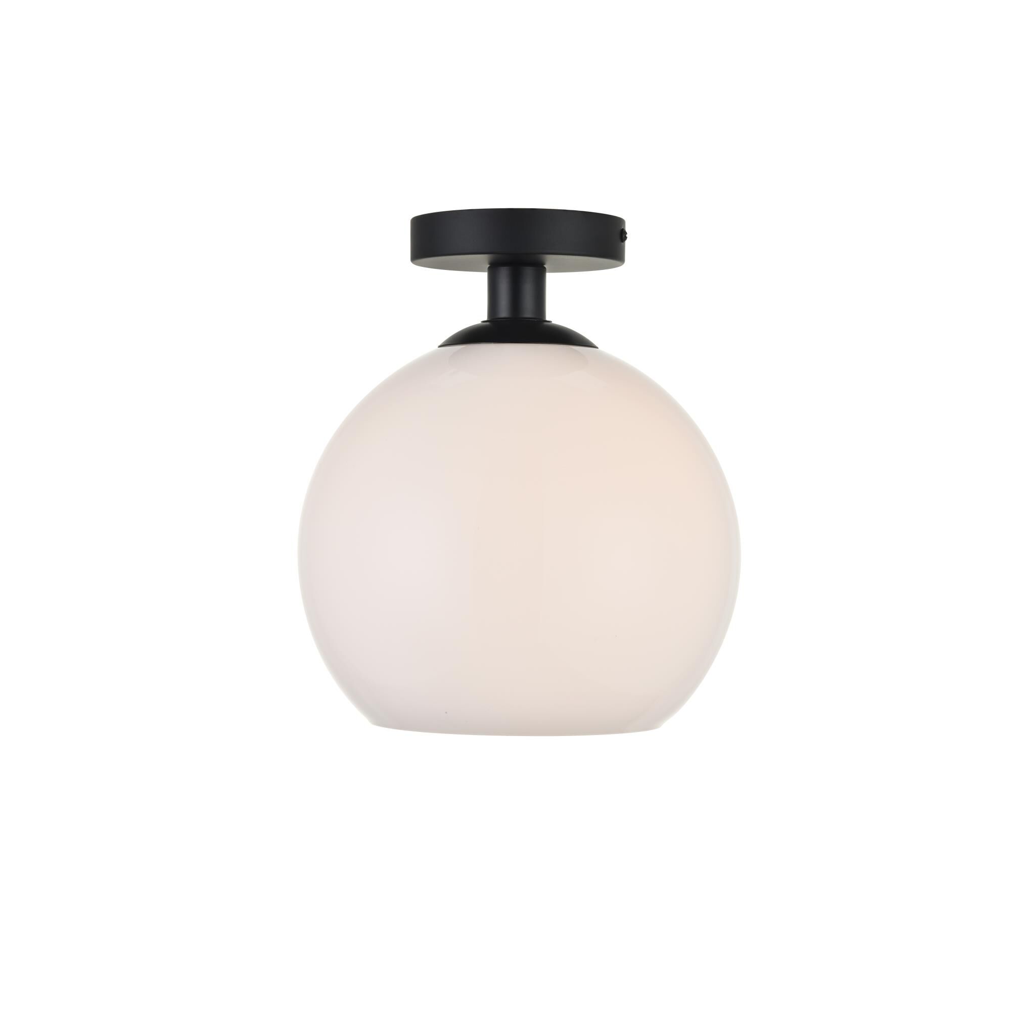 Baxter 10 Inch Semi Flush Mount by Elegant Lighting