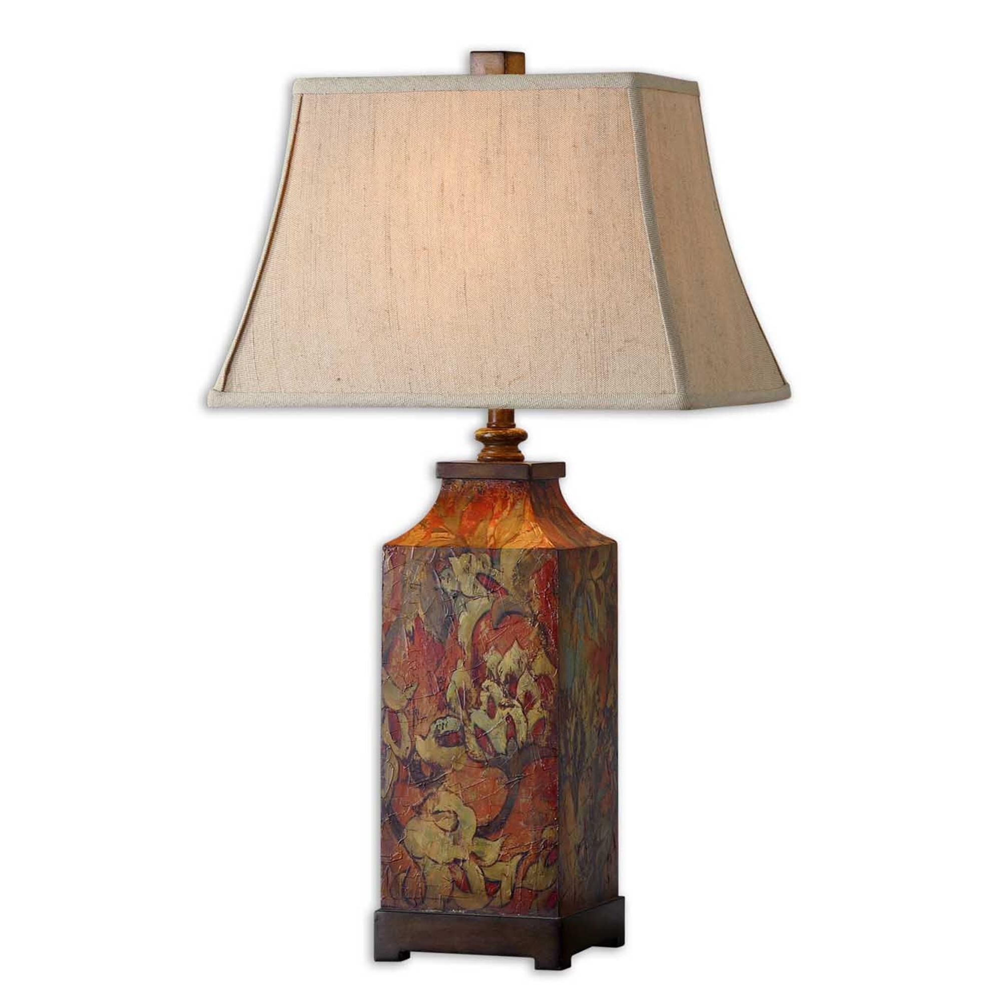 Colorful Flowers 32 Inch Table Lamp by Uttermost