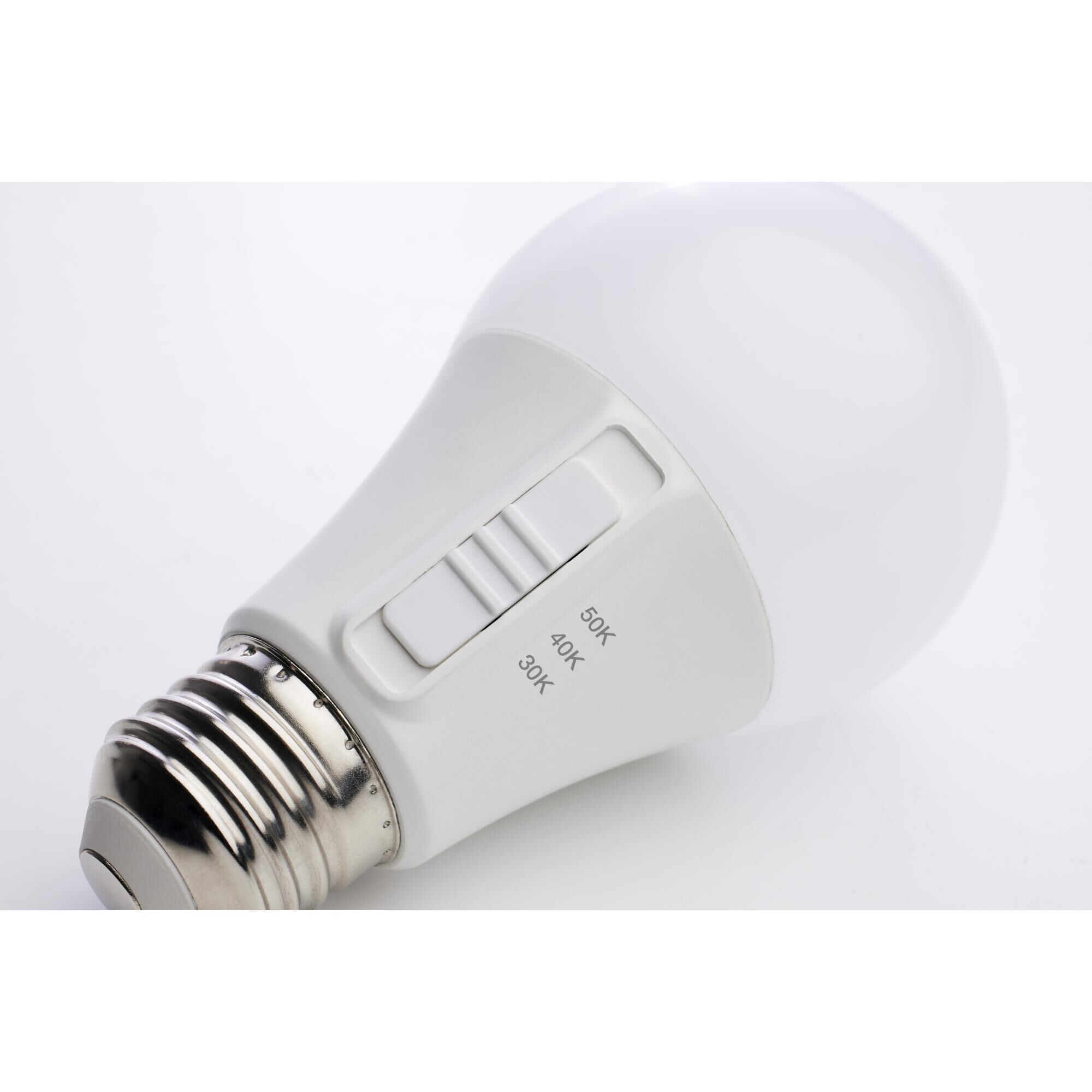 6 Watt 3000/4000/5000K A19 LED Light Bulb,