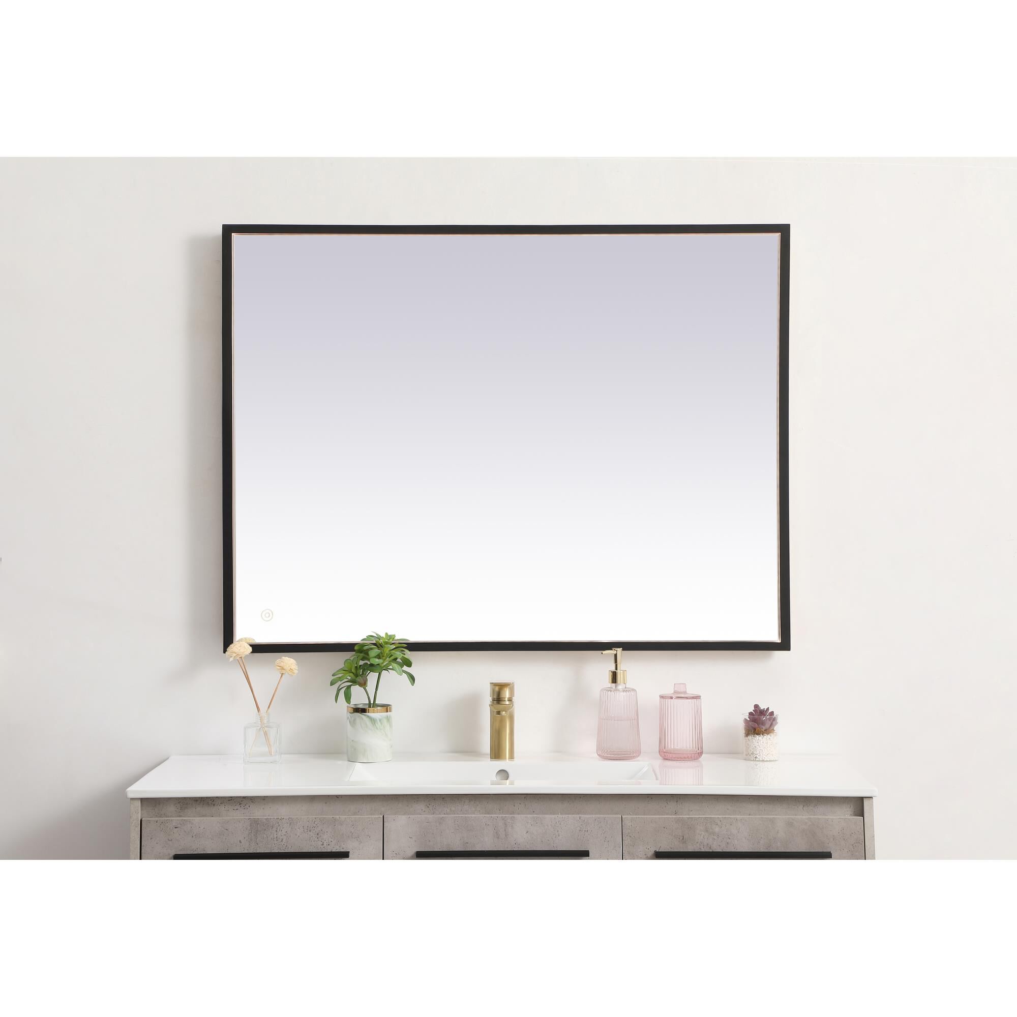 Pier LED Lighted Mirror by Elegant Decor