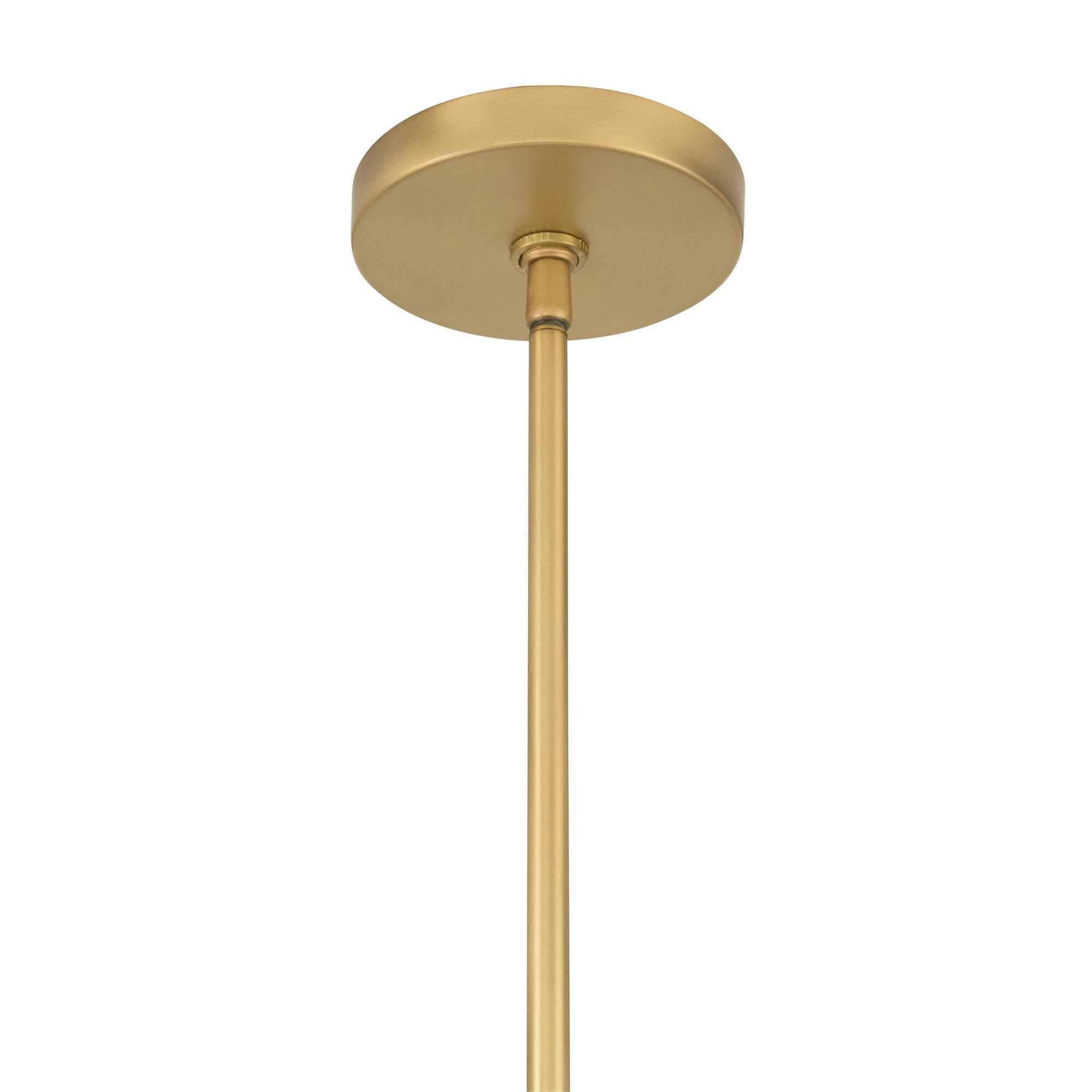 Shown in Legacy Brass finish and Etched Amber Swirl glass