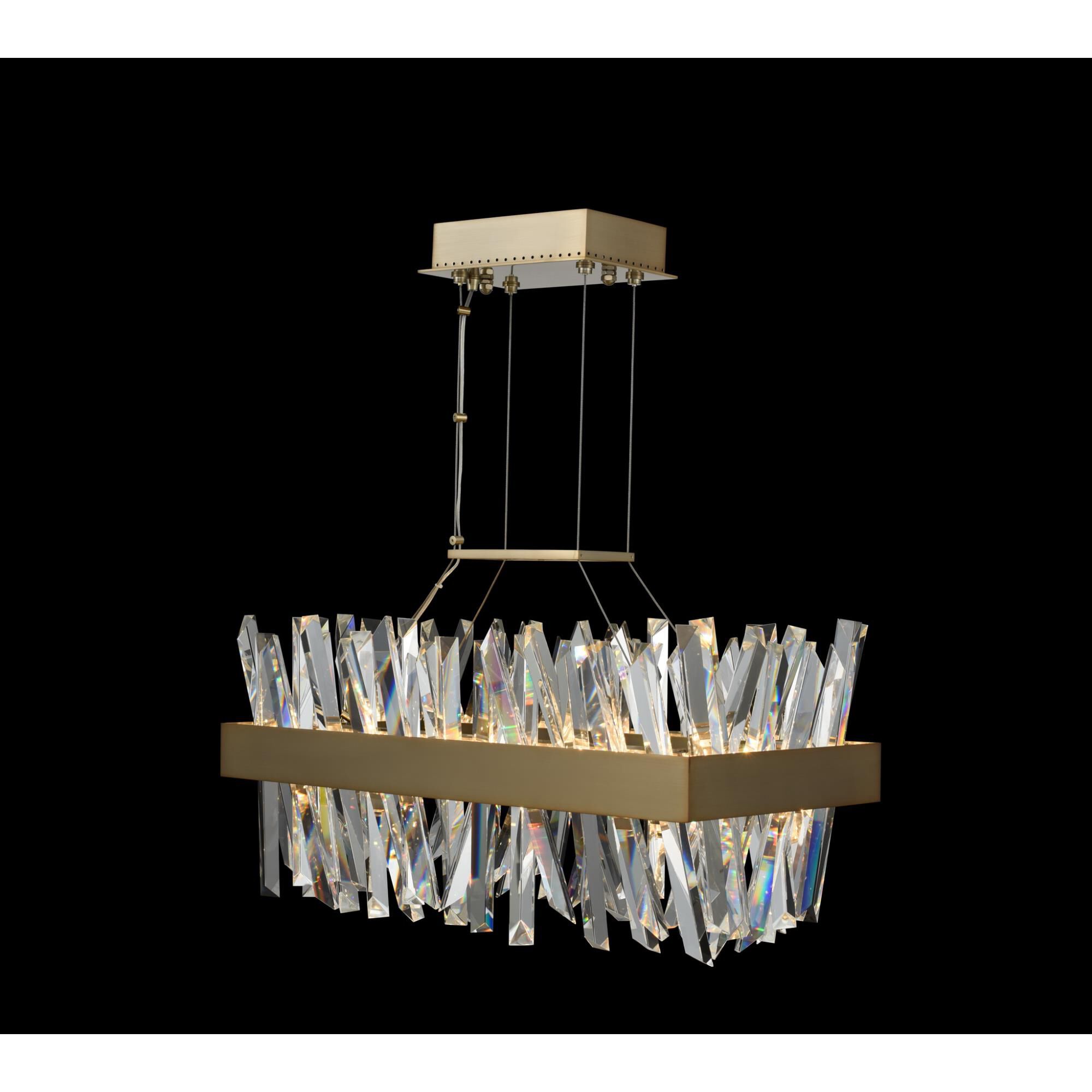 Glacier Linear Suspension Light by Allegri