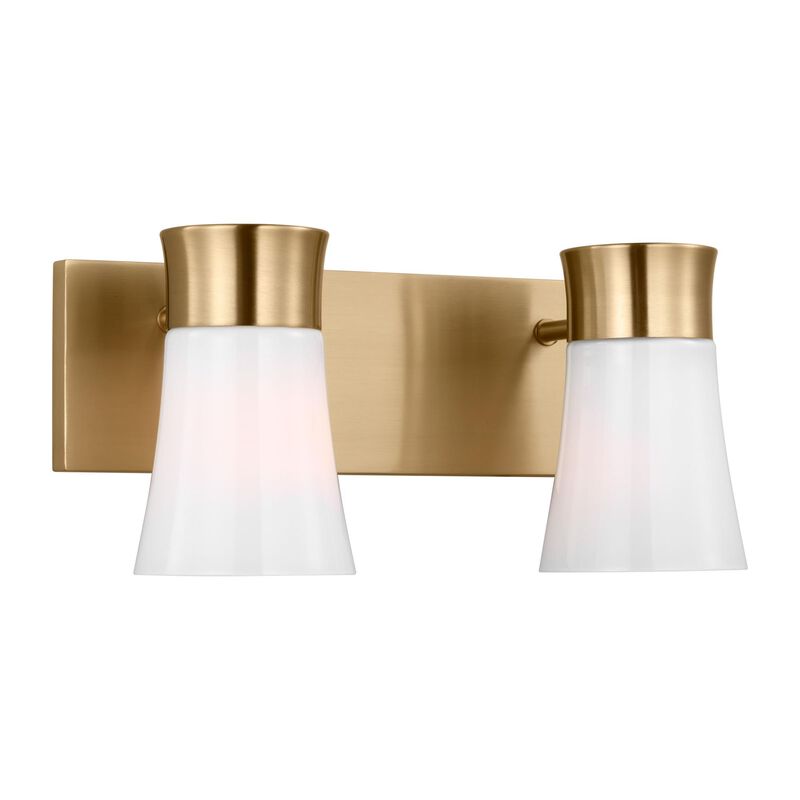 Drew & Jonathan Roy 14 Inch 2 Light Bath Vanity Light by Visual Comfort Studio