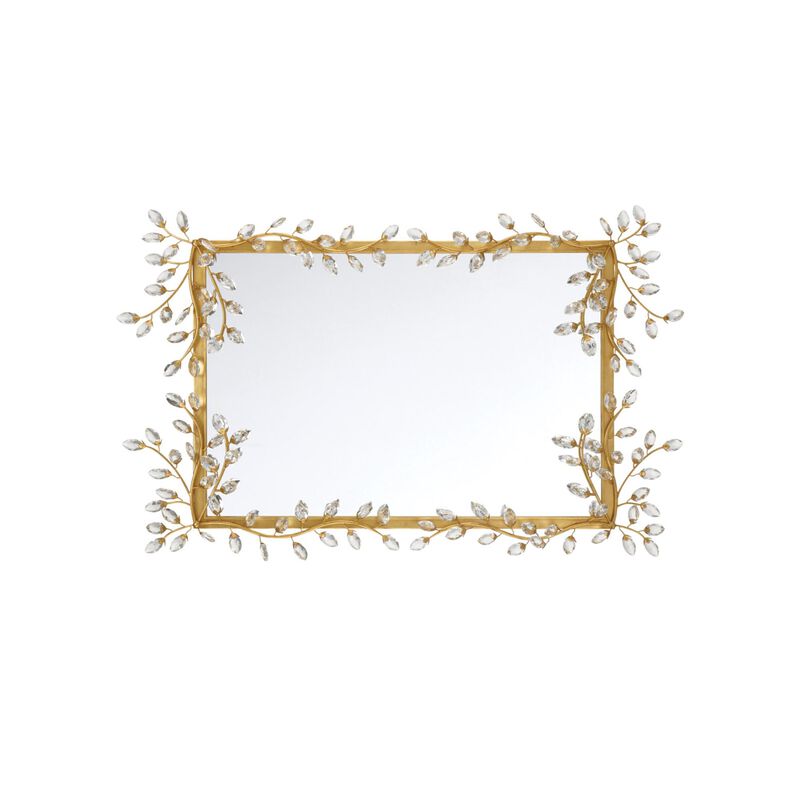 Forget-Me-Not 51 Inch Decorative Mirror by Currey and Company