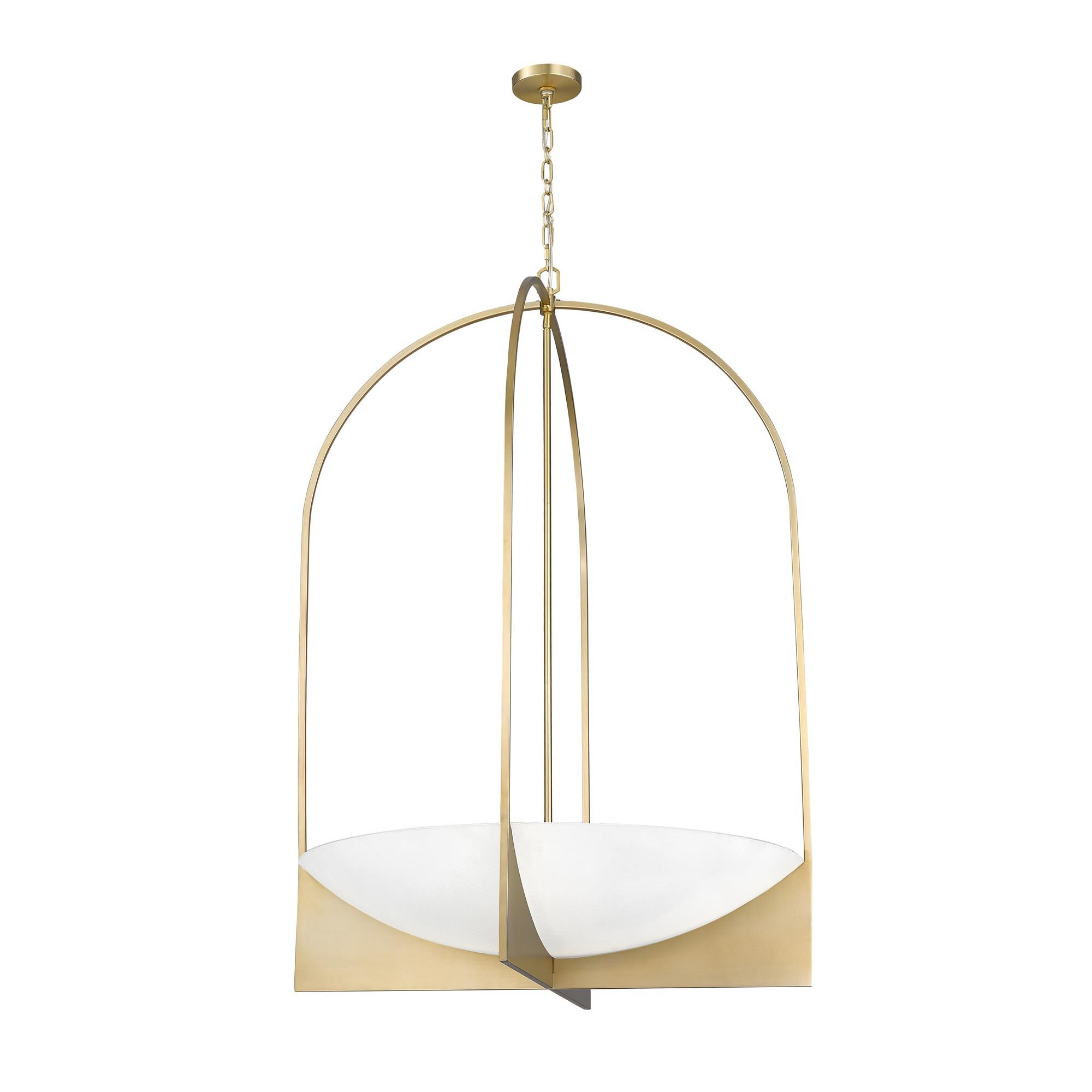 Shown in Modern Gold finish and Sand Blast shade