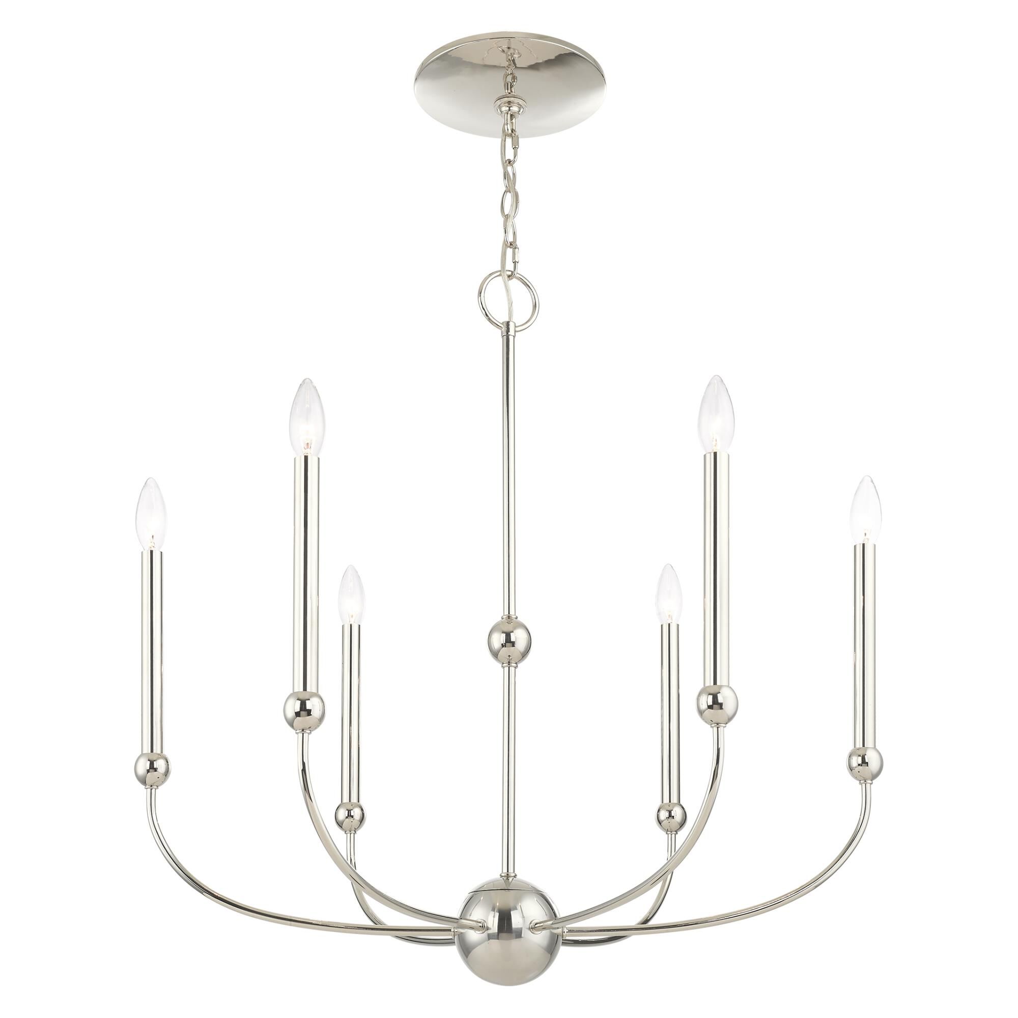 Cortlandt 6 Light Chandelier by Livex Lighting