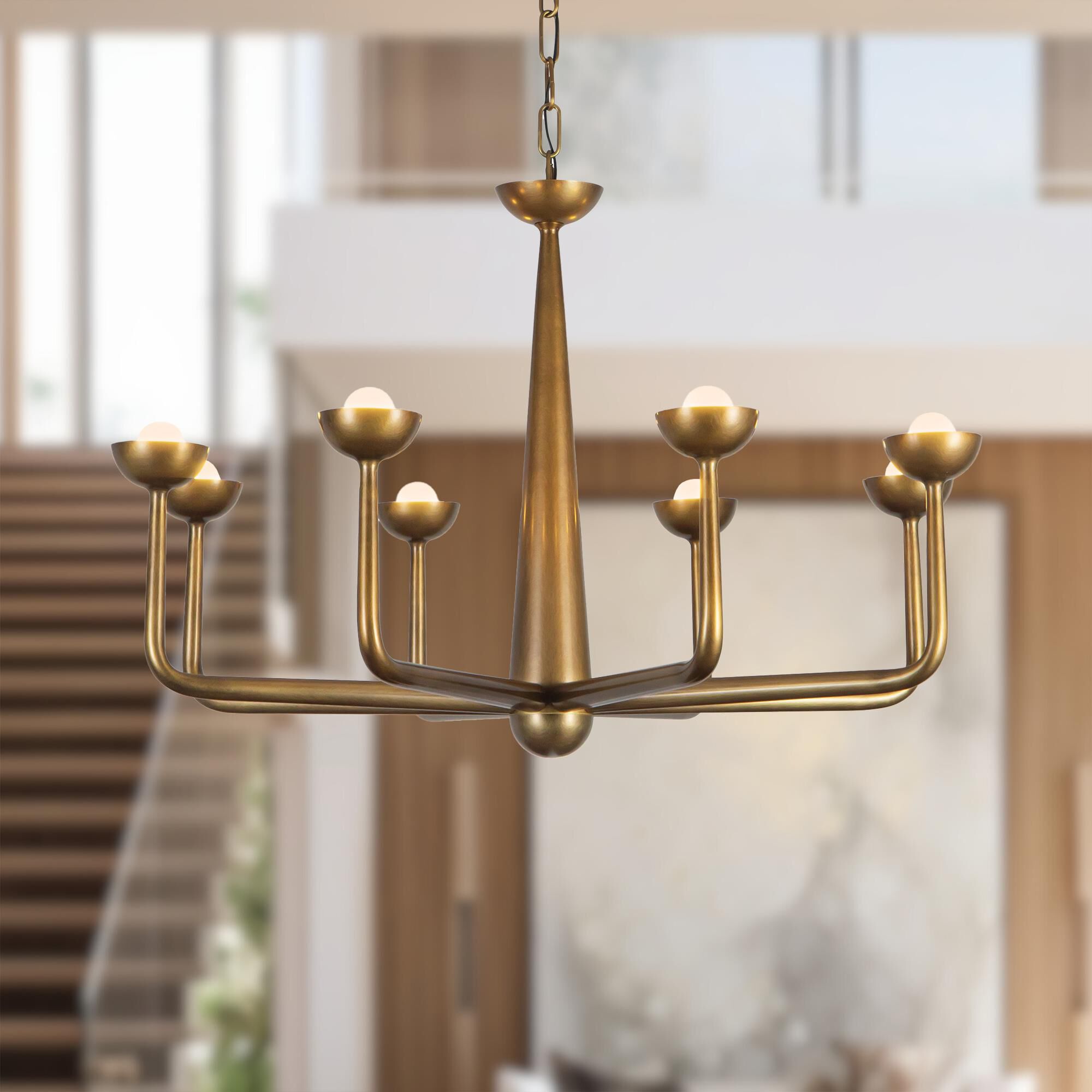 Elisa Carlucci Spade 30 Inch Chandelier by Alora Lighting