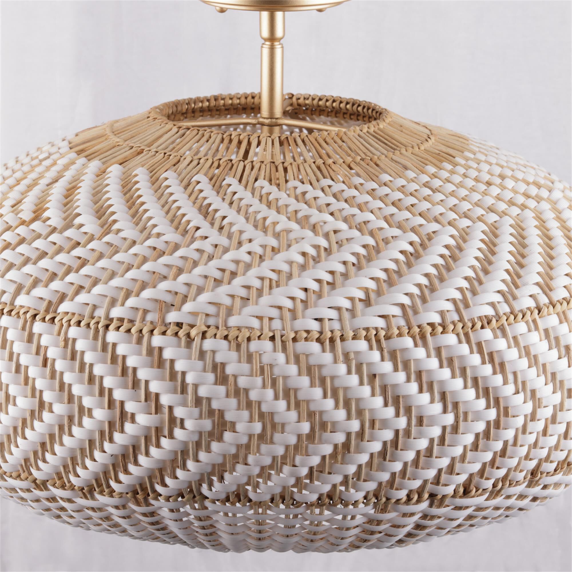 Zanzibar 22 Inch 4 Light Semi Flush Mount,