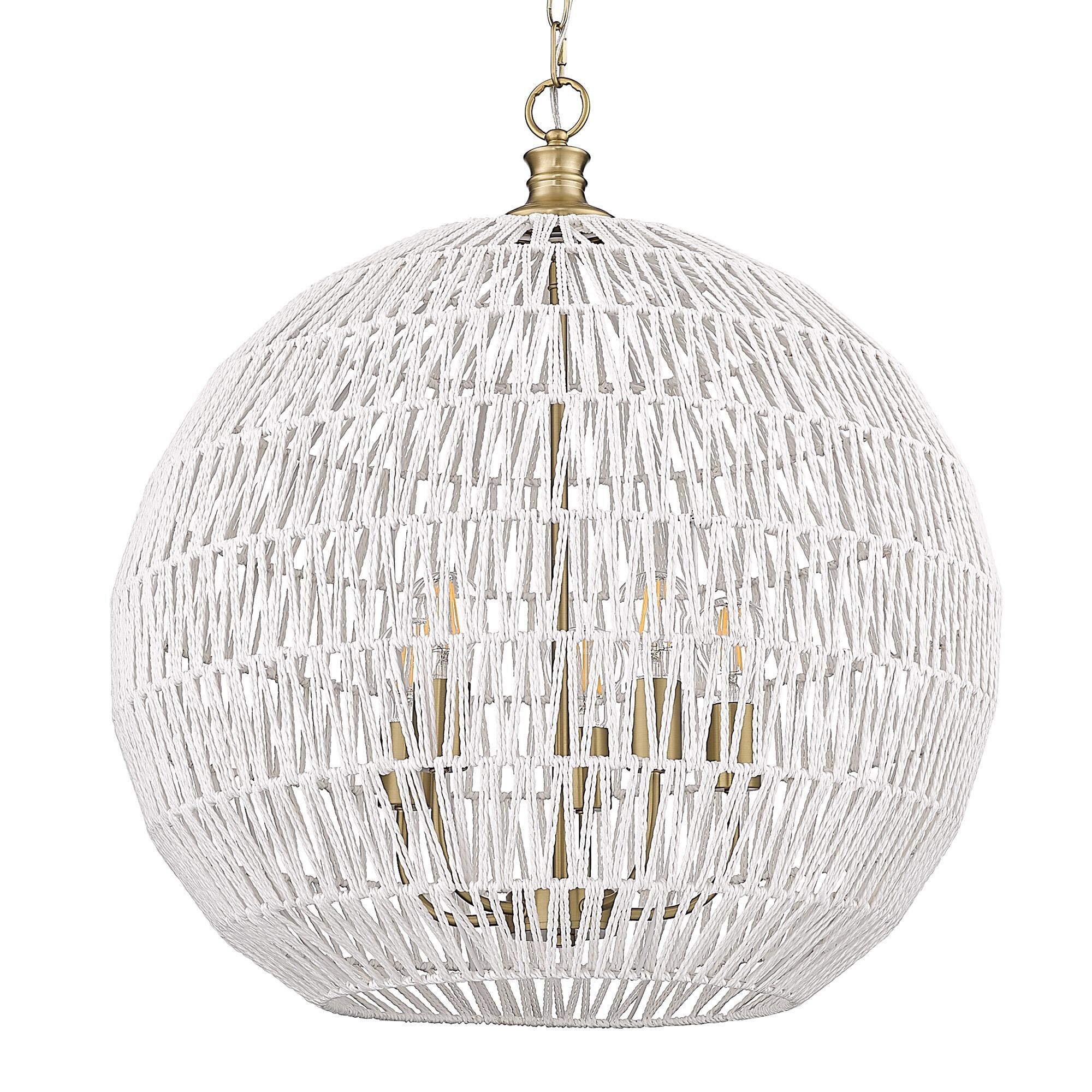 Florence 25 Inch Large Pendant by Golden Lighting