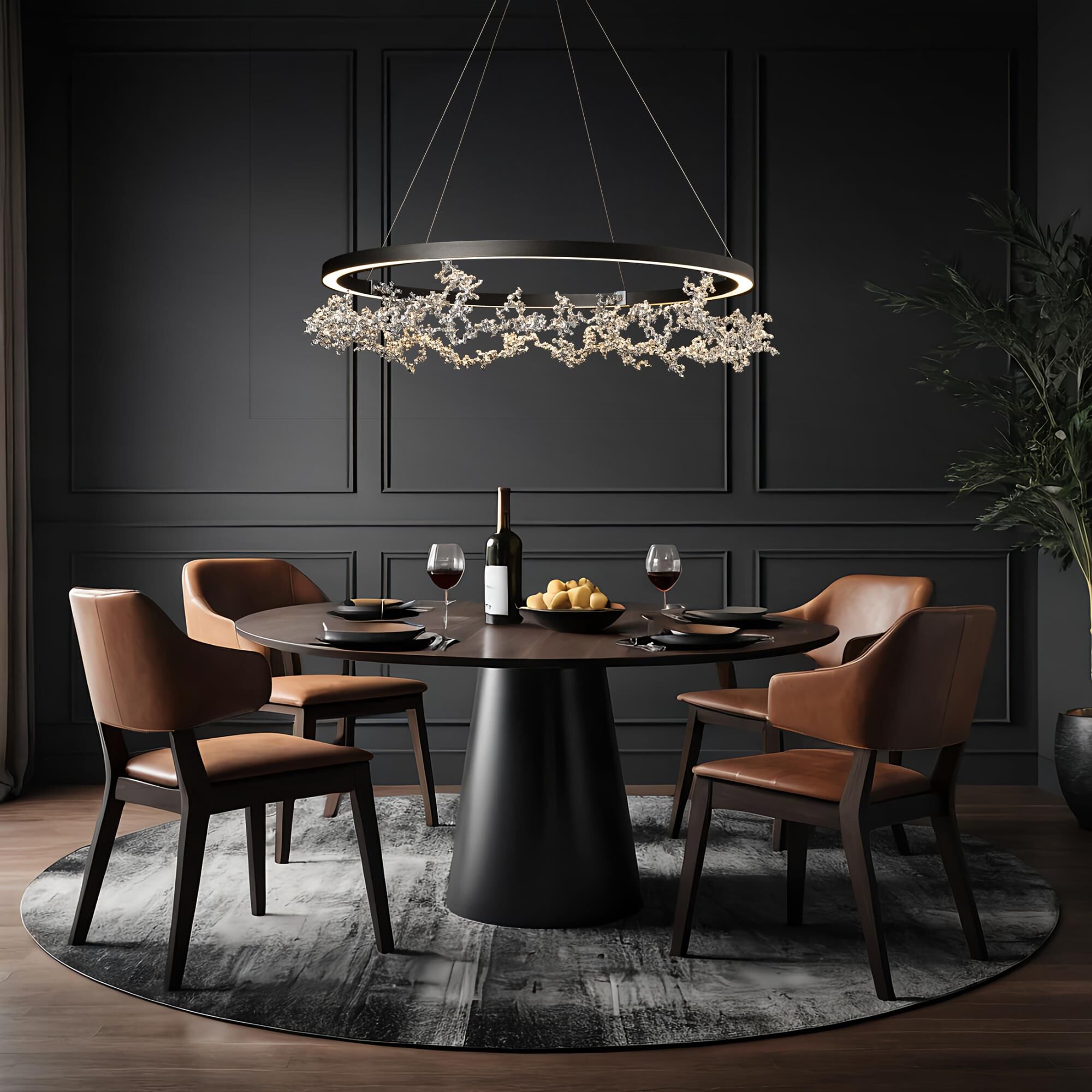 Coral 41 Inch Large Pendant by Hubbardton Forge