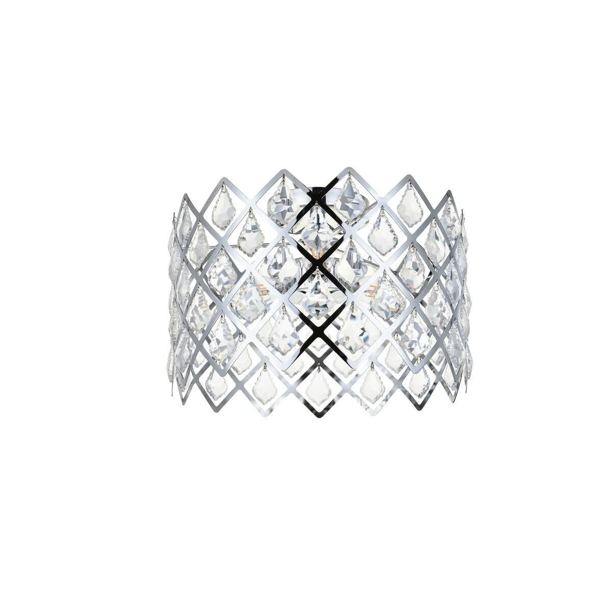 Lyla 13 Inch 3 Light Flush Mount by Elegant Lighting