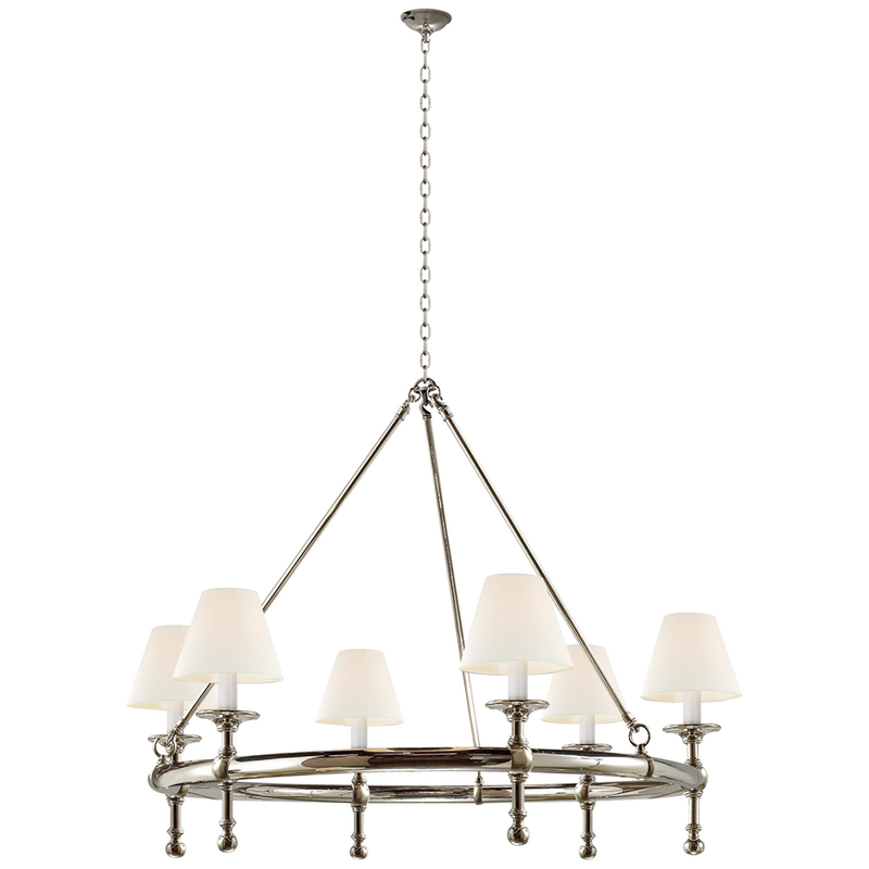 Chapman & Myers 33 Inch Chandelier by Visual Comfort Signature