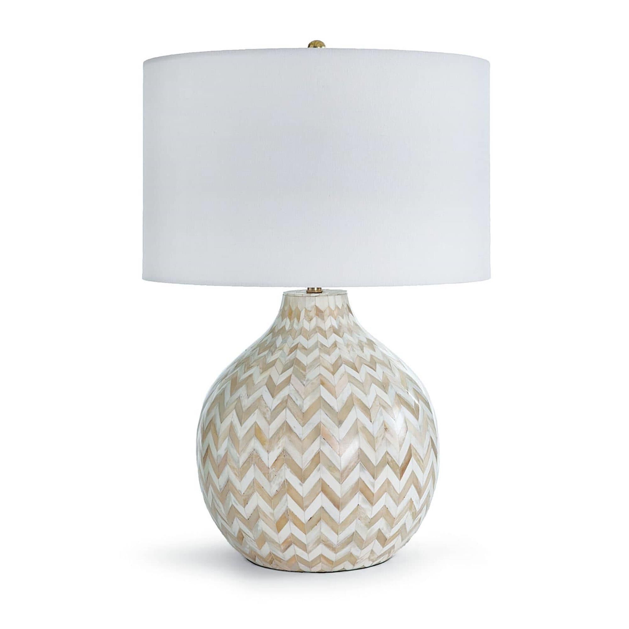Shown in Natural finish and Linen shade
