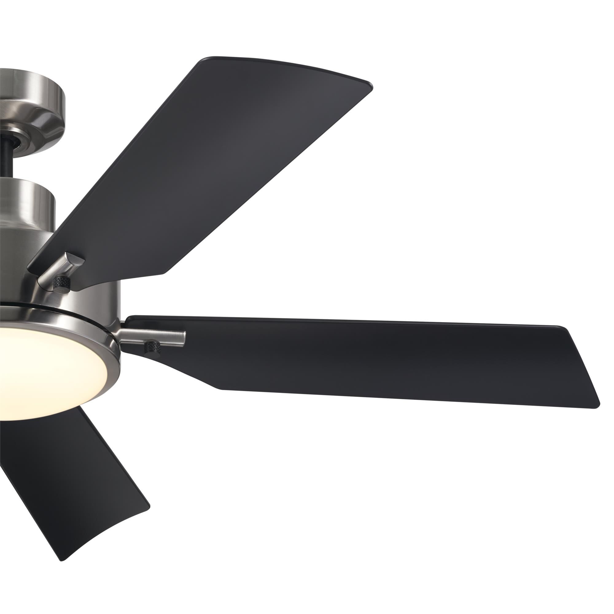 Shown in Brushed Stainless Steel finish and Frosted glass