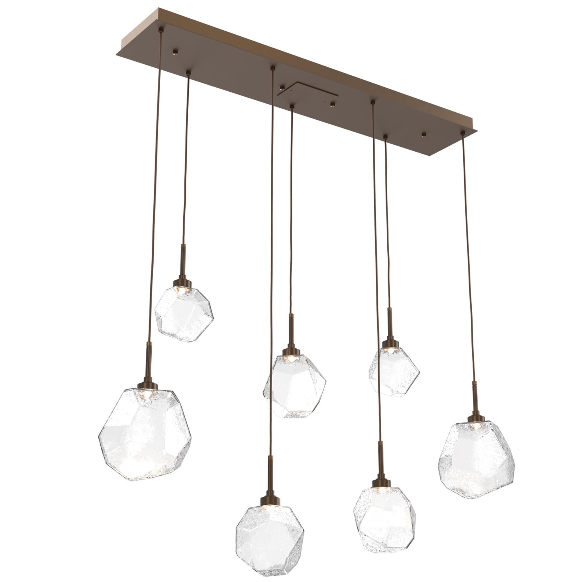 Shown in Flat Bronze finish and Clear glass