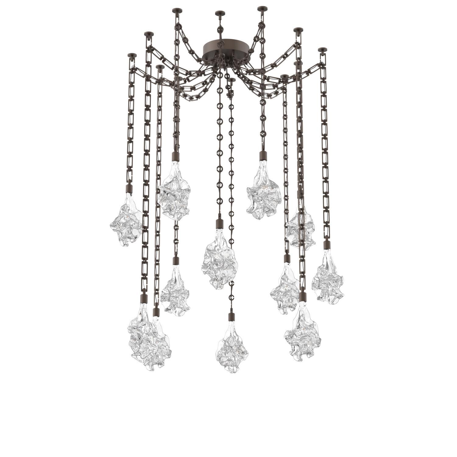 Levi Wilson Blossom 15 Inch Multi Pendant Light by Hammerton Studio