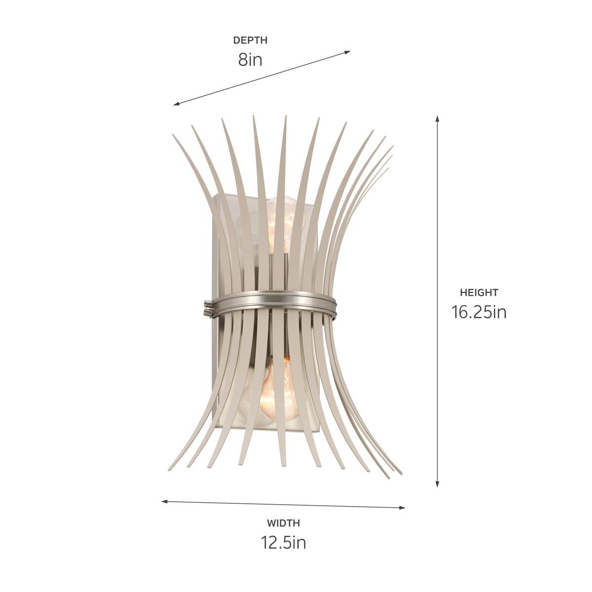 Shown in Brushed Nickel finish