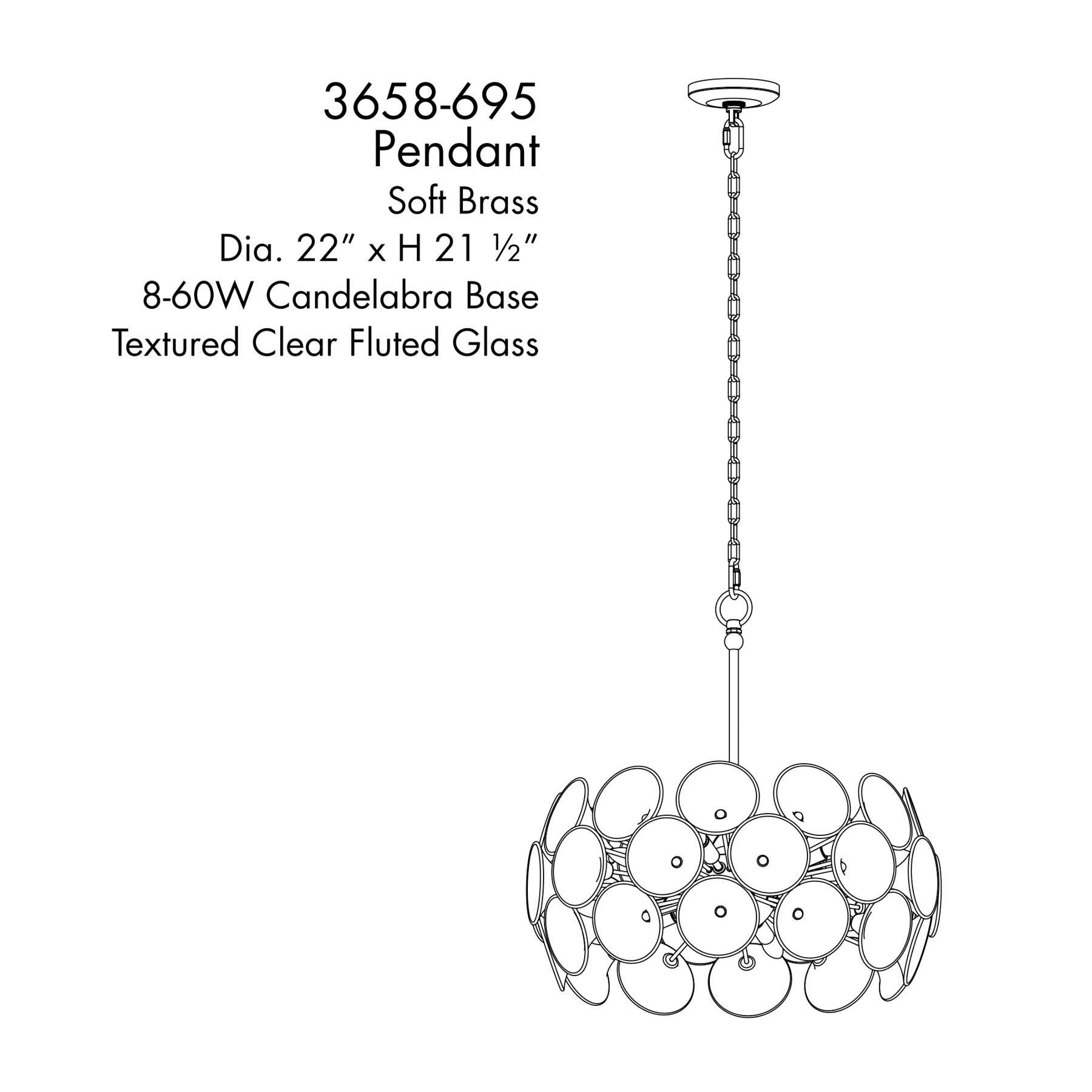 Winter 22 Inch Chandelier by Minka Lavery