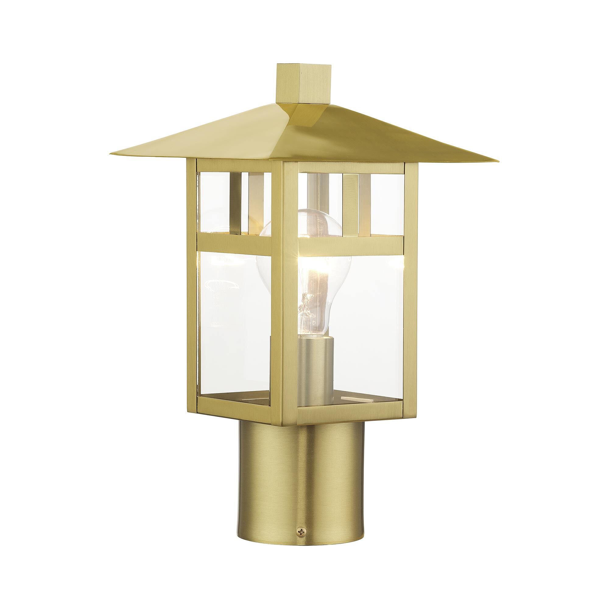 Crestlake 12 Inch Outdoor Post Lamp by Livex Lighting