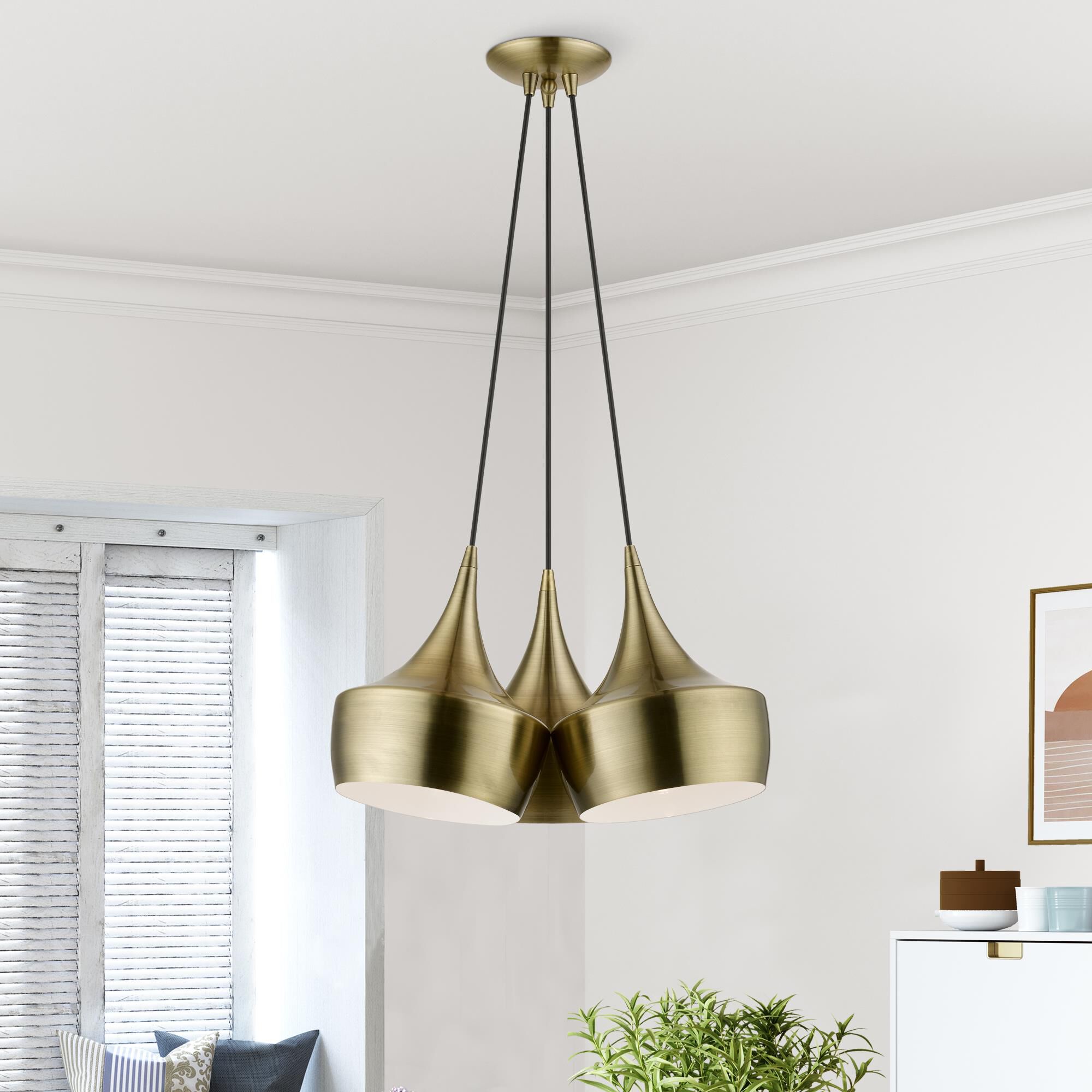 Waldorf Multi Light Pendant by Livex Lighting