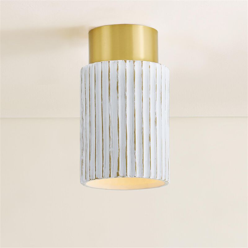 The Lifestyled Co Corissa 6 Inch Flush Mount by Mitzi