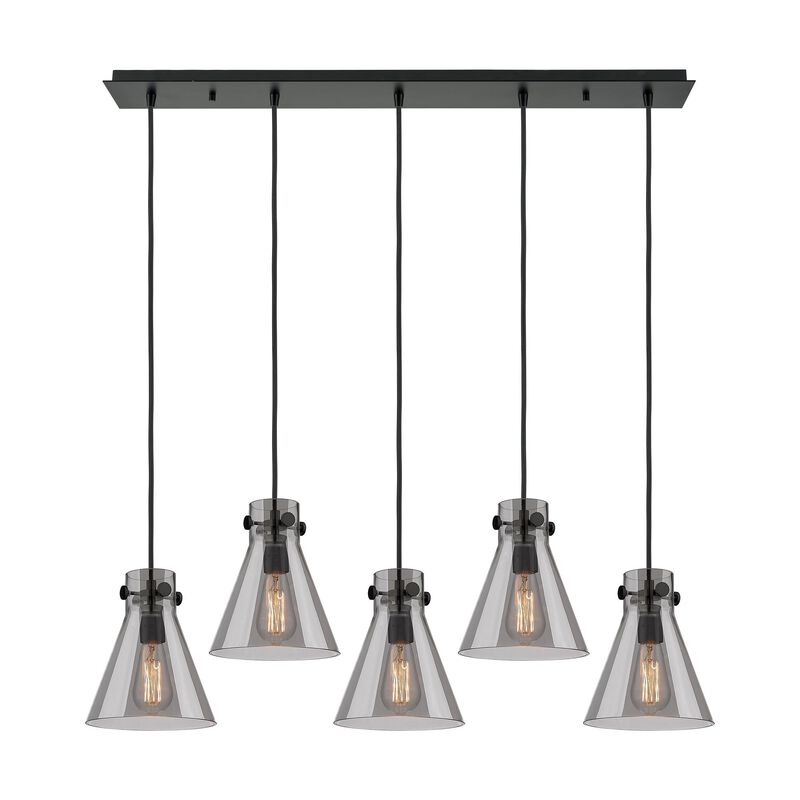 Bruno Marashlian Newton Cone 39 Inch 5 Light Linear Suspension Light by Innovations Lighting