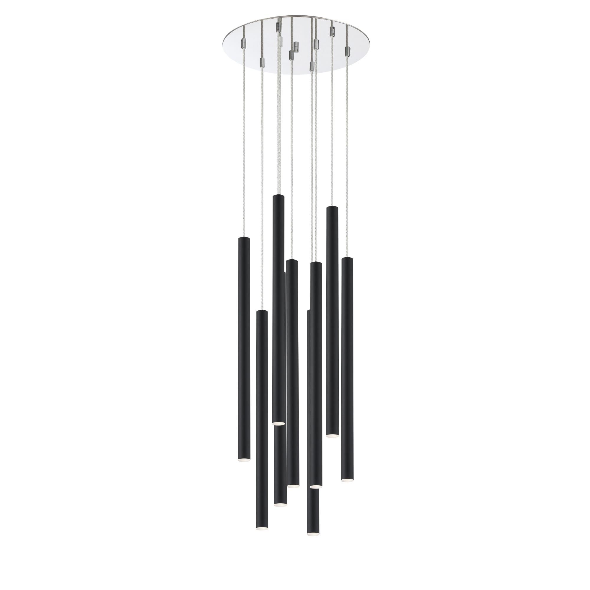 Forest 16 Inch 9 Light LED Multi Light Pendant by Z-Lite