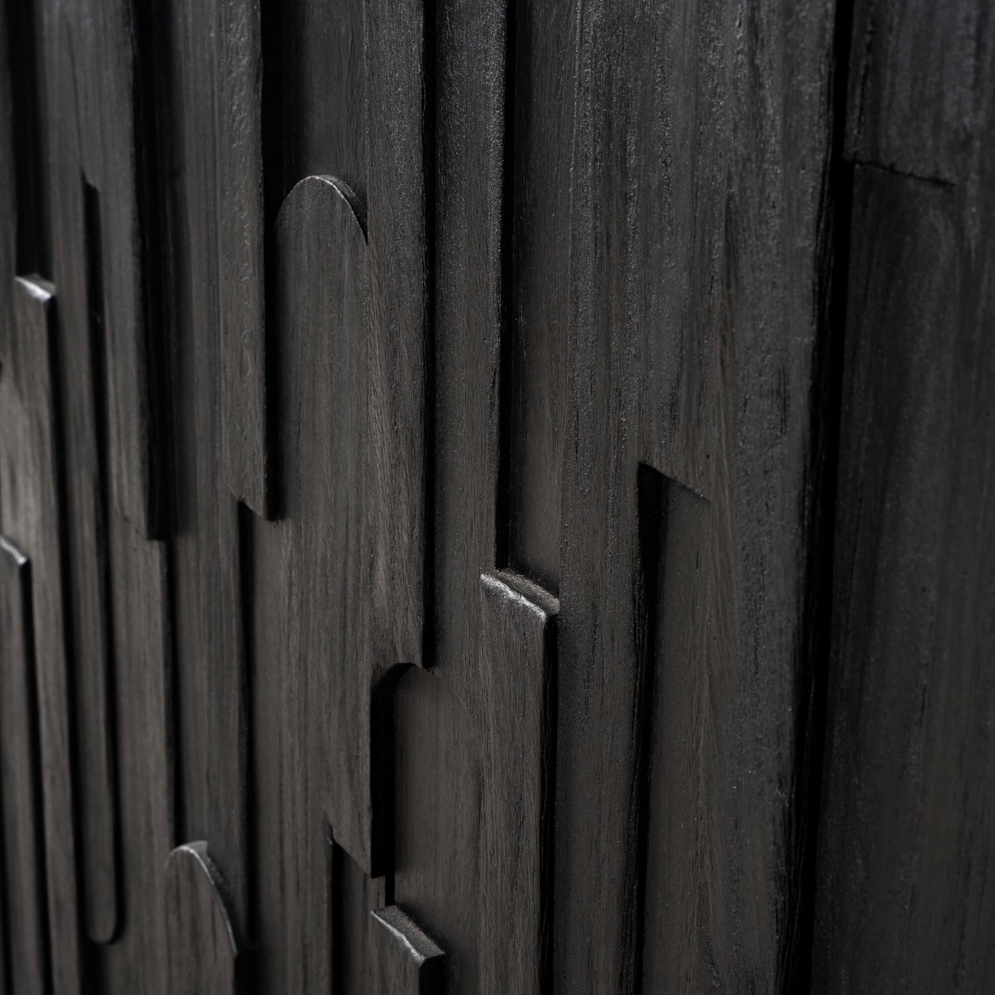 Shown in Shou Sugi Ban finish